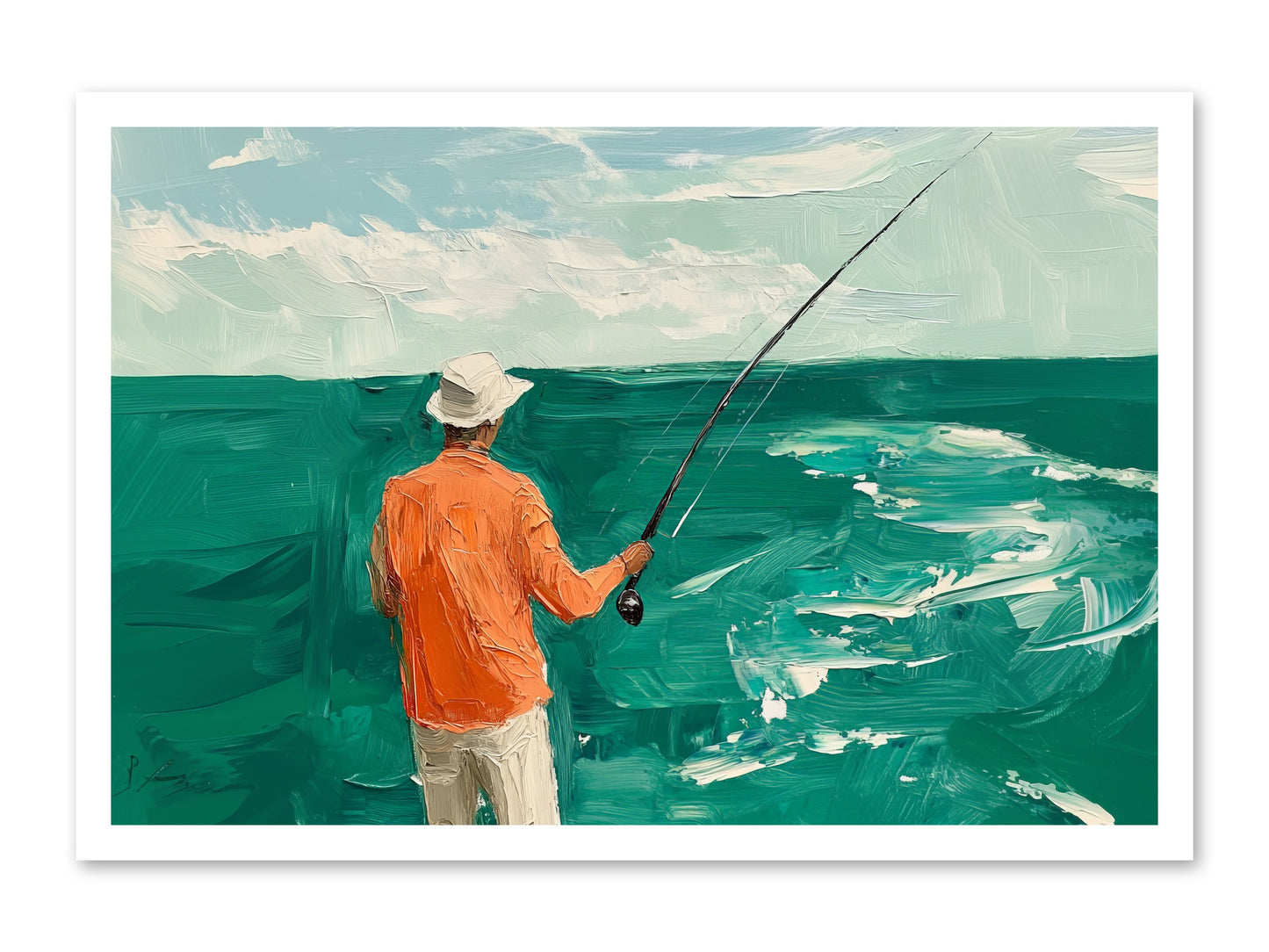 The Patient Hour -- Loose Canvas Print 30x20