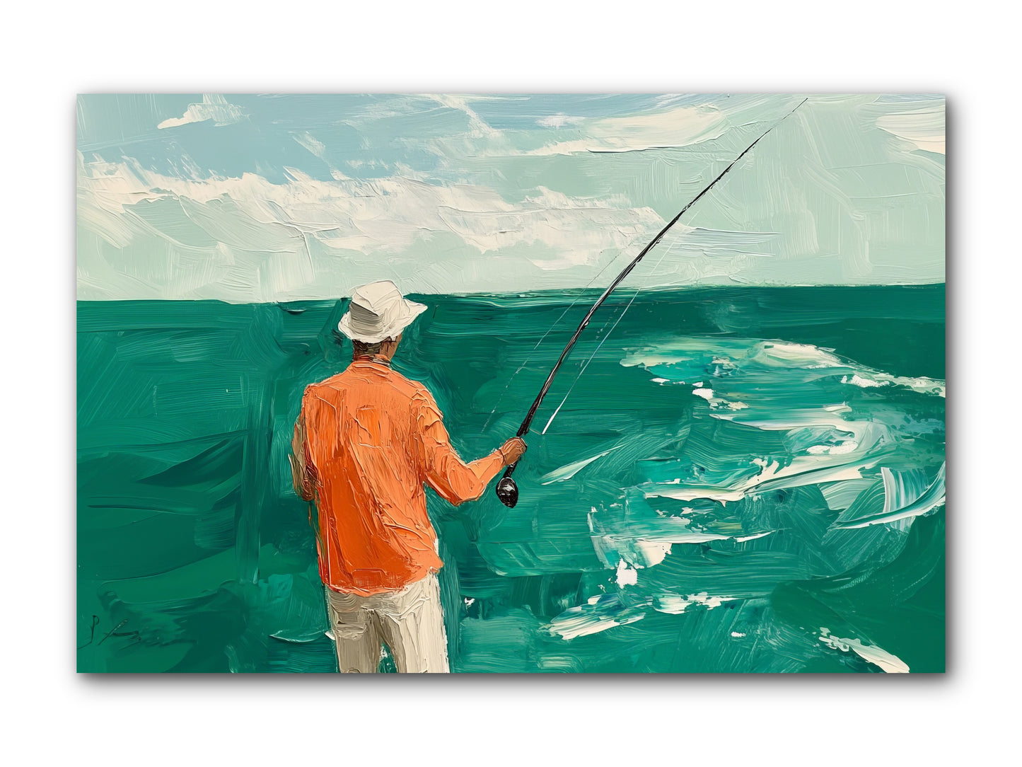 The Patient Hour -- Wrapped Canvas 12x8