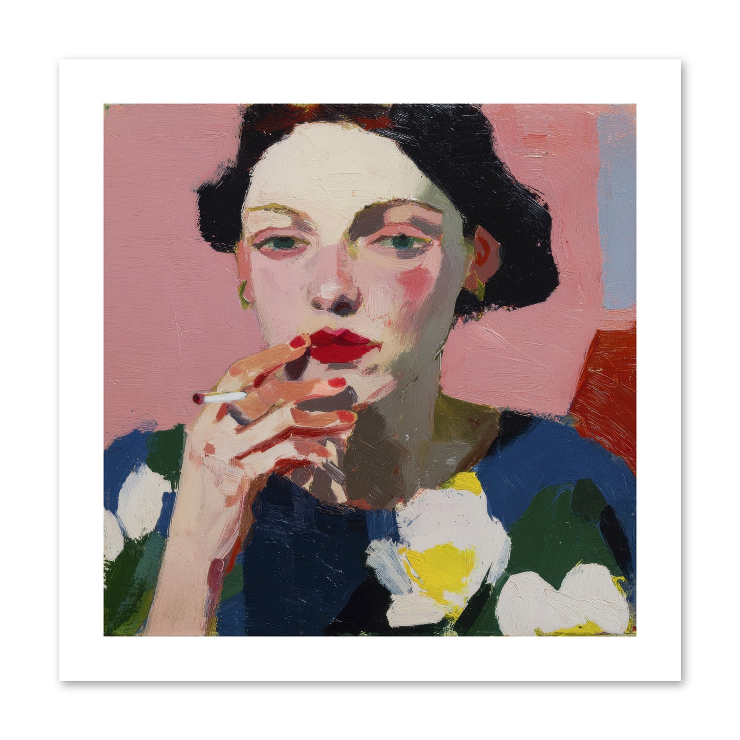 The Pause Between -- Loose Canvas Print 12x12
