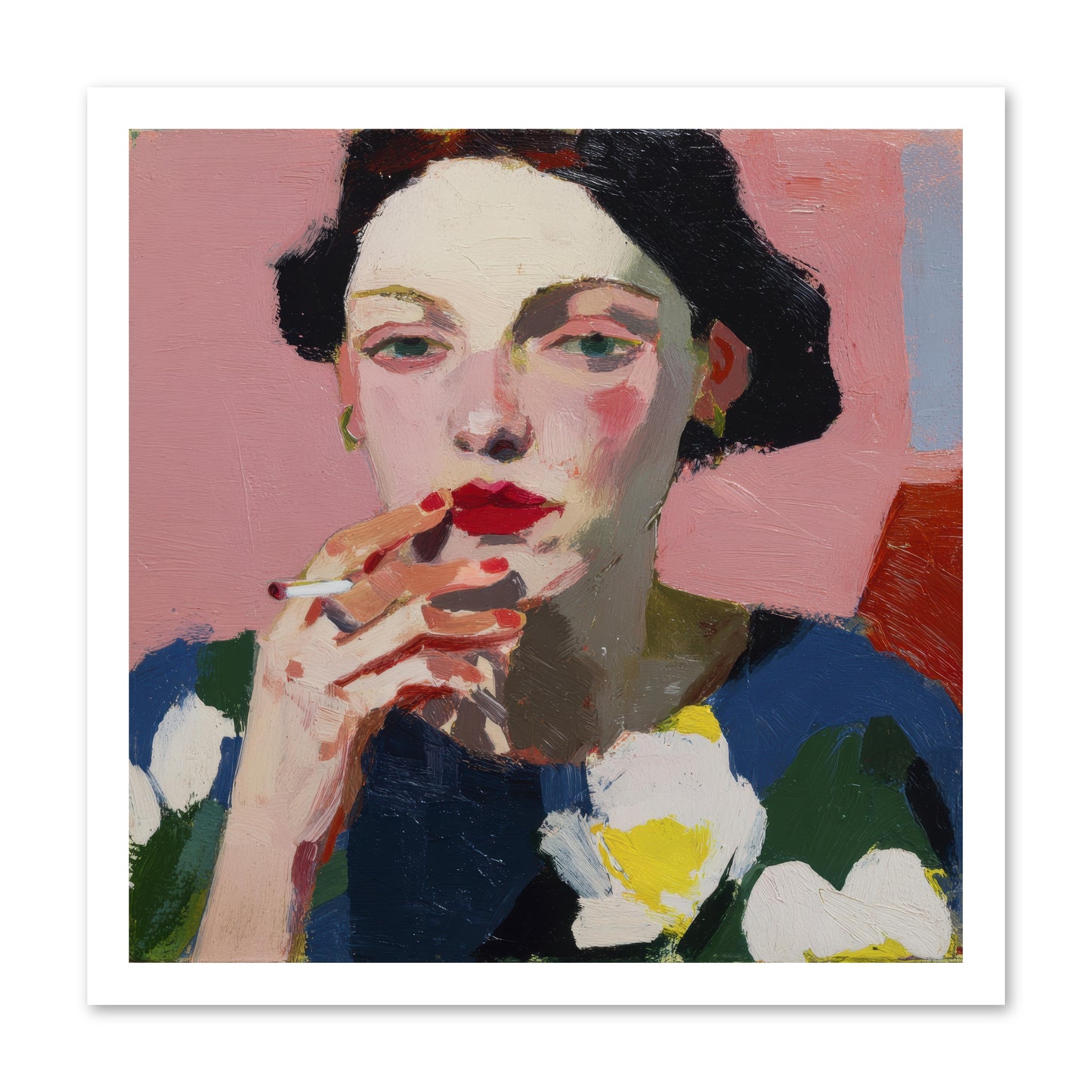 The Pause Between -- Loose Canvas Print 20x20