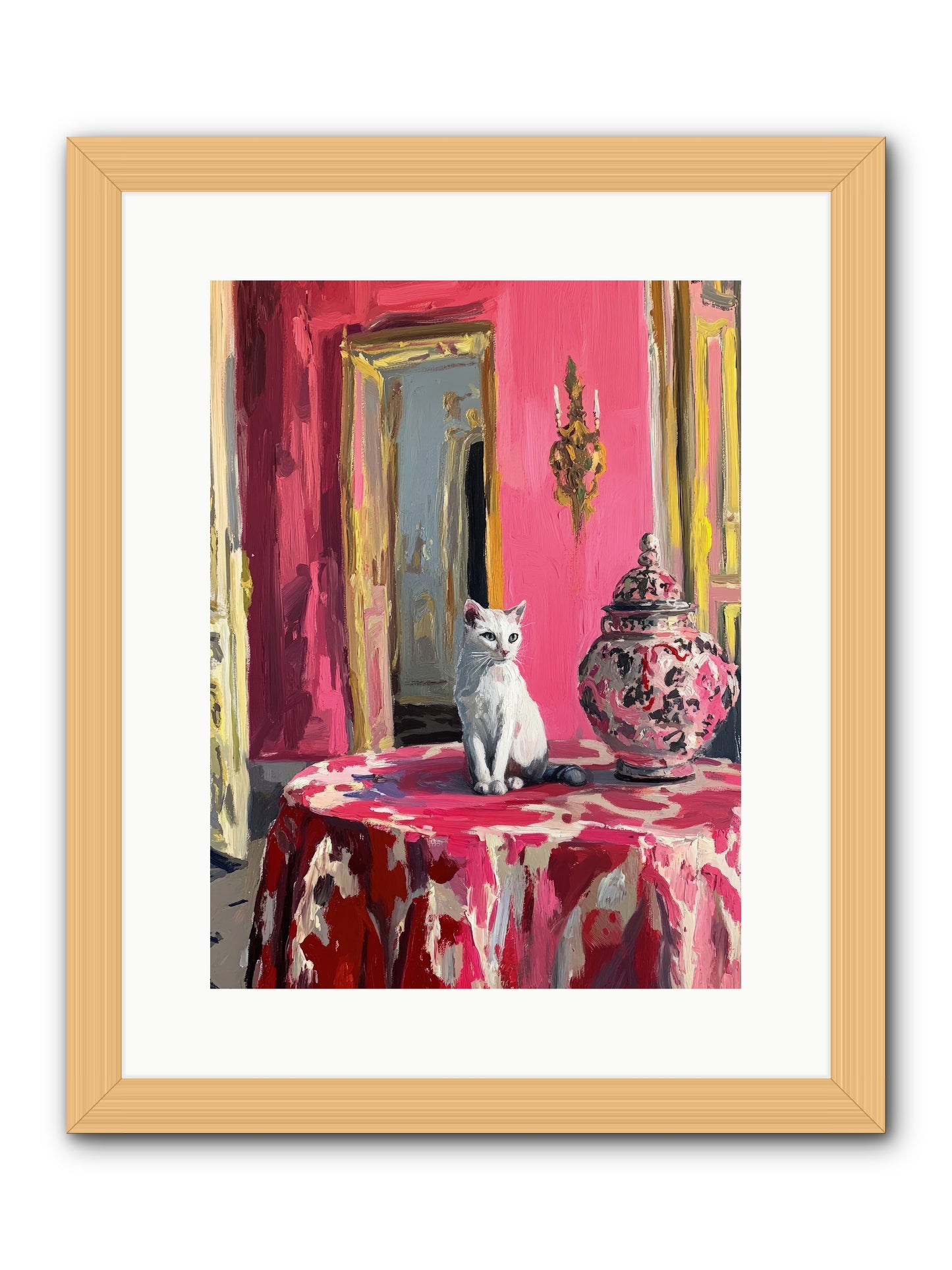 The Pearl Of Paradise -- Framed Print - Natural 12x16