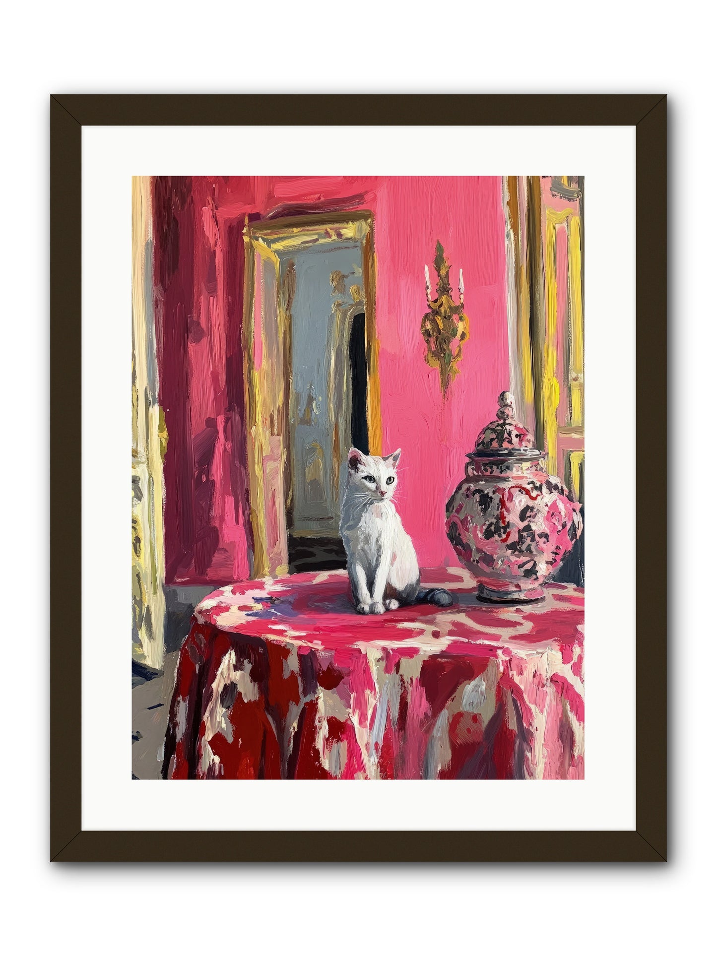 The Pearl Of Paradise -- Framed Print - Black 18x24