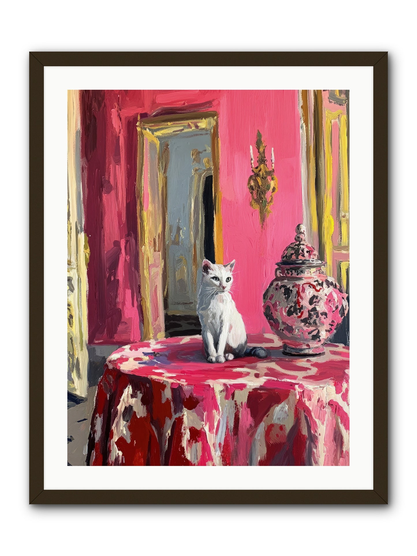 The Pearl Of Paradise -- Framed Print - Black 24x32