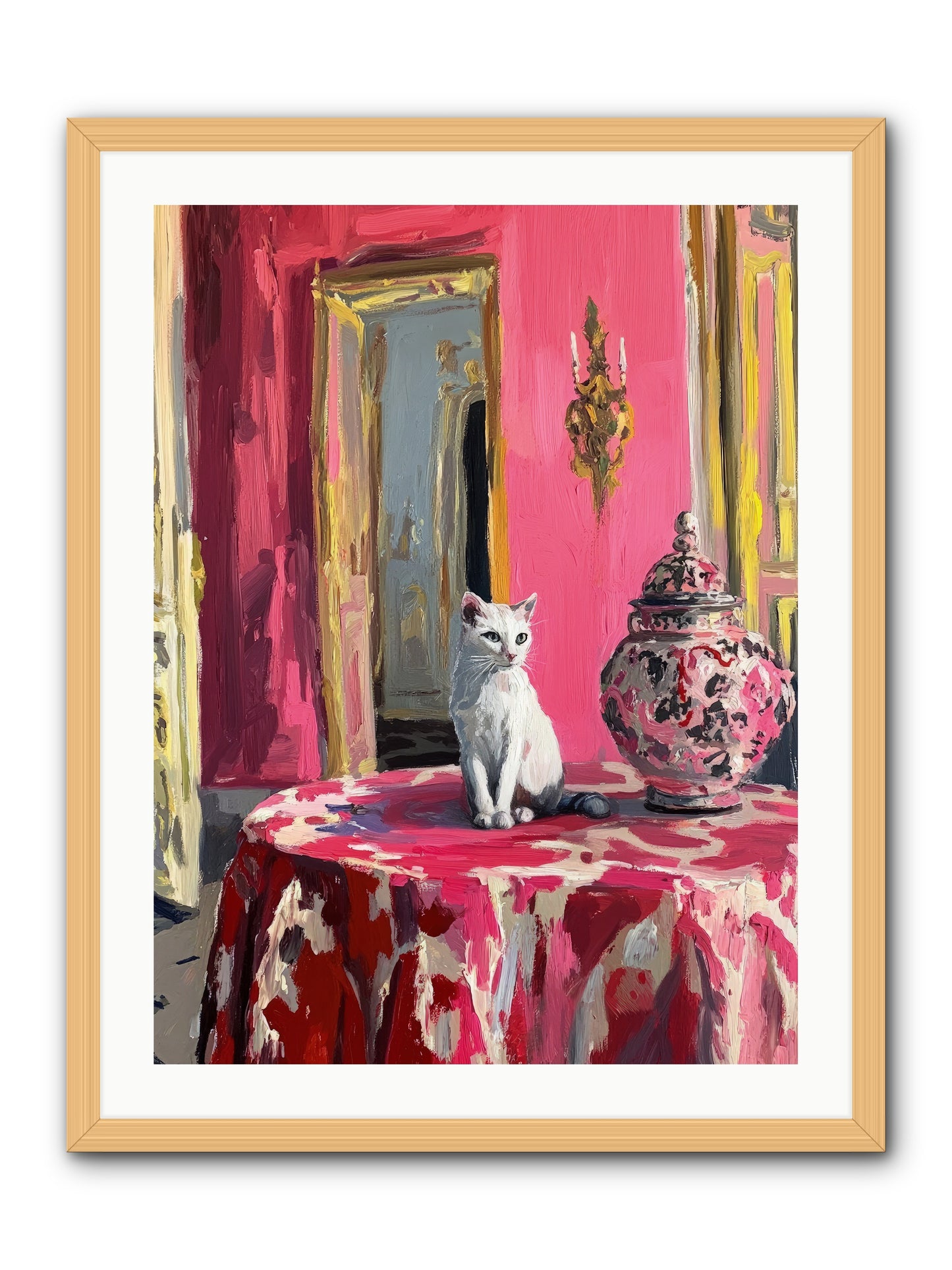 The Pearl Of Paradise -- Framed Print - Natural 24x32