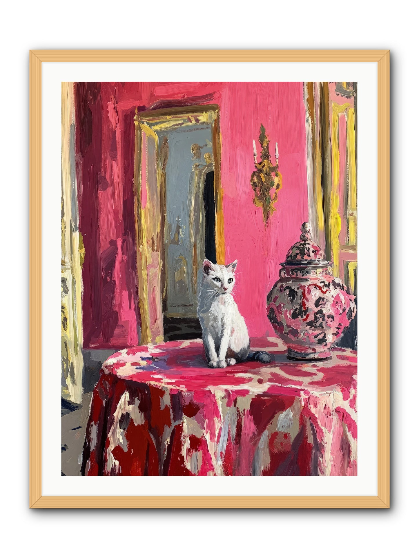 The Pearl Of Paradise -- Framed Print - Natural 30x40