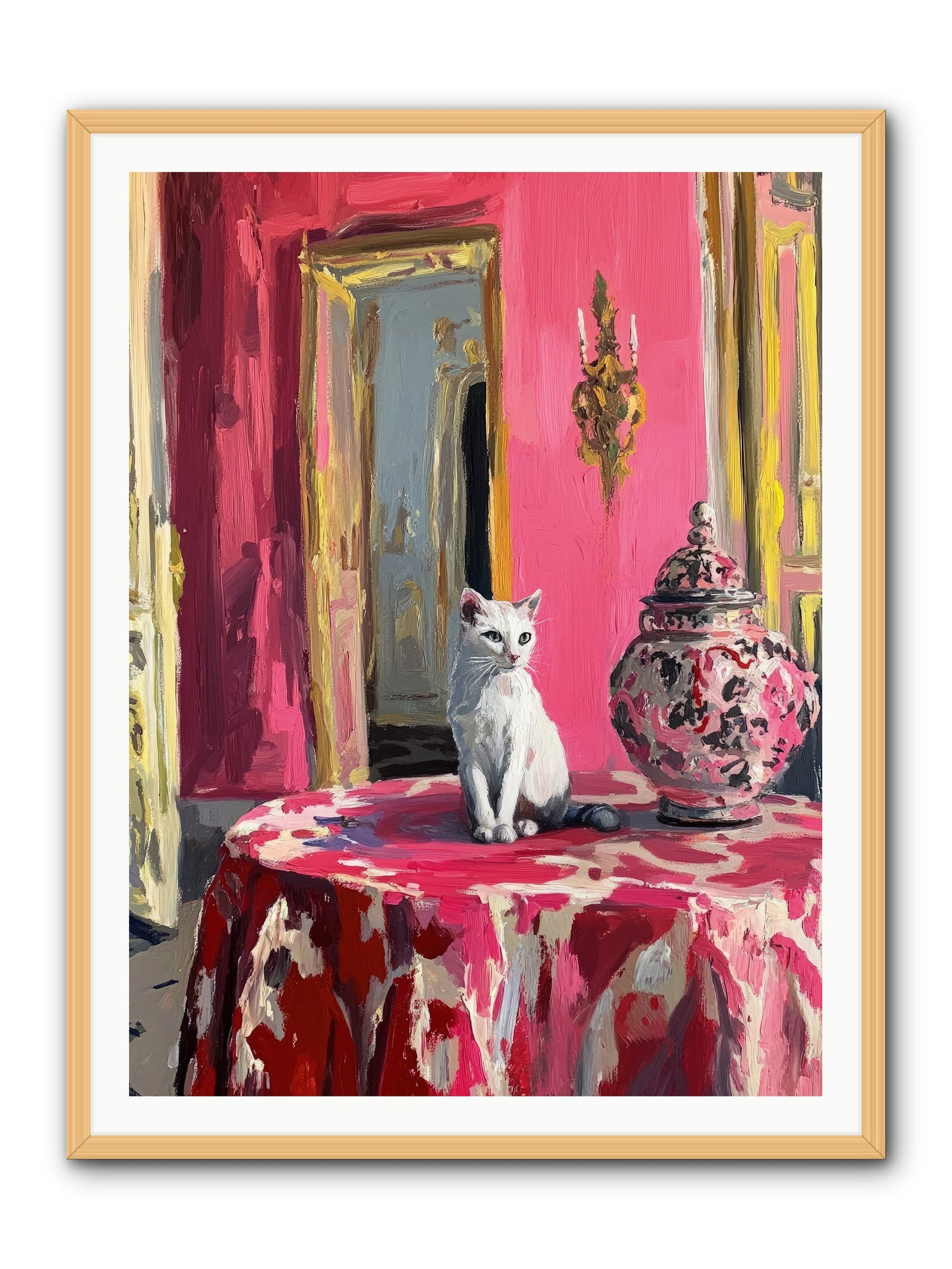 The Pearl Of Paradise -- Framed Print - Natural 36x48