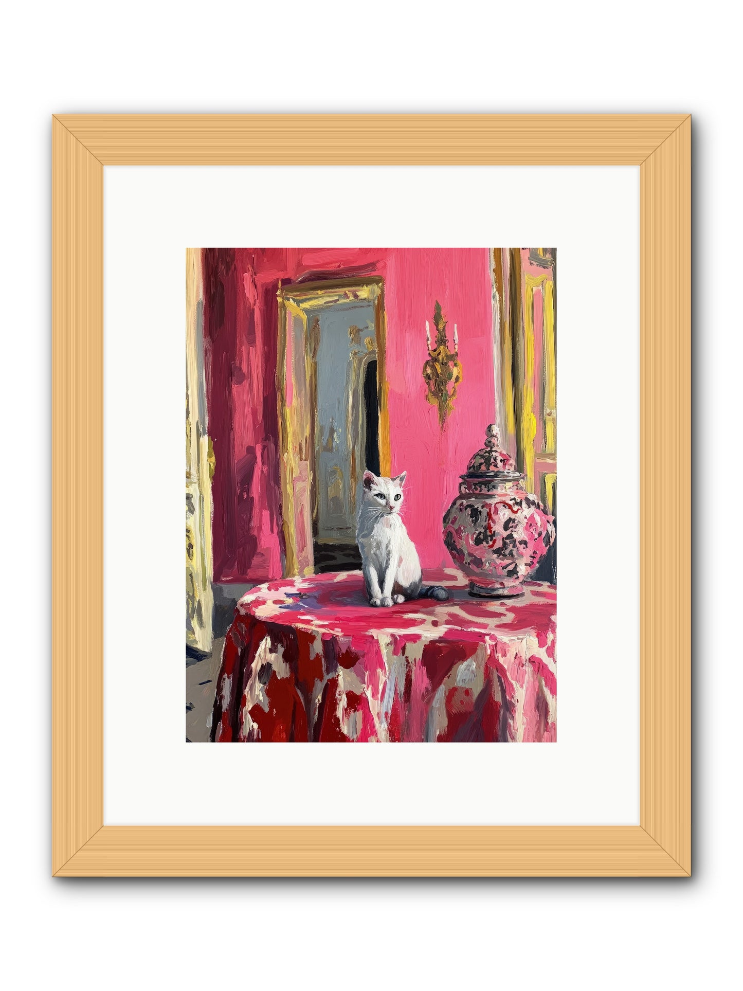 The Pearl Of Paradise -- Framed Print - Natural 9x12
