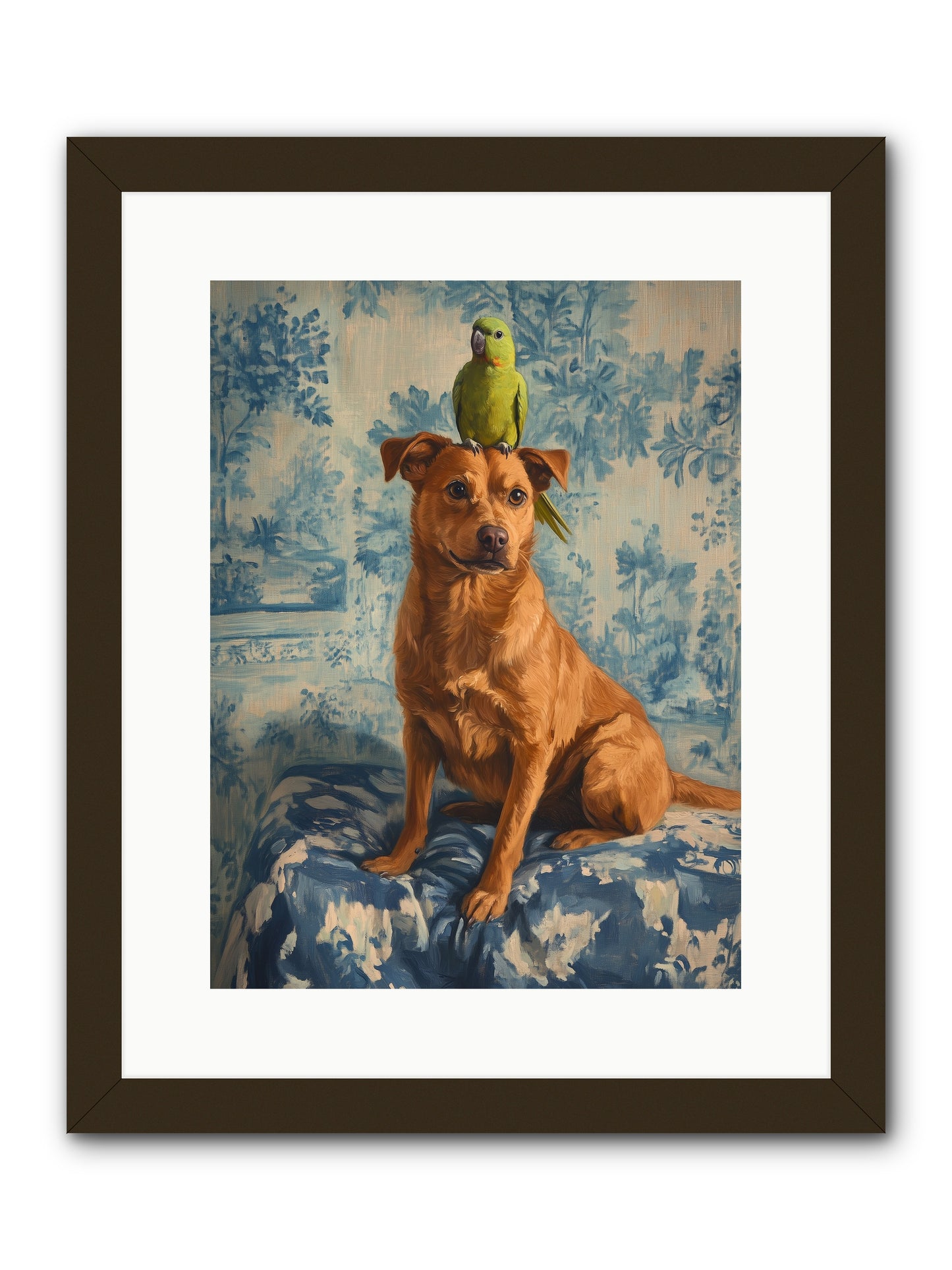 The Peculiar Perch -- Framed Print - Black 12x16