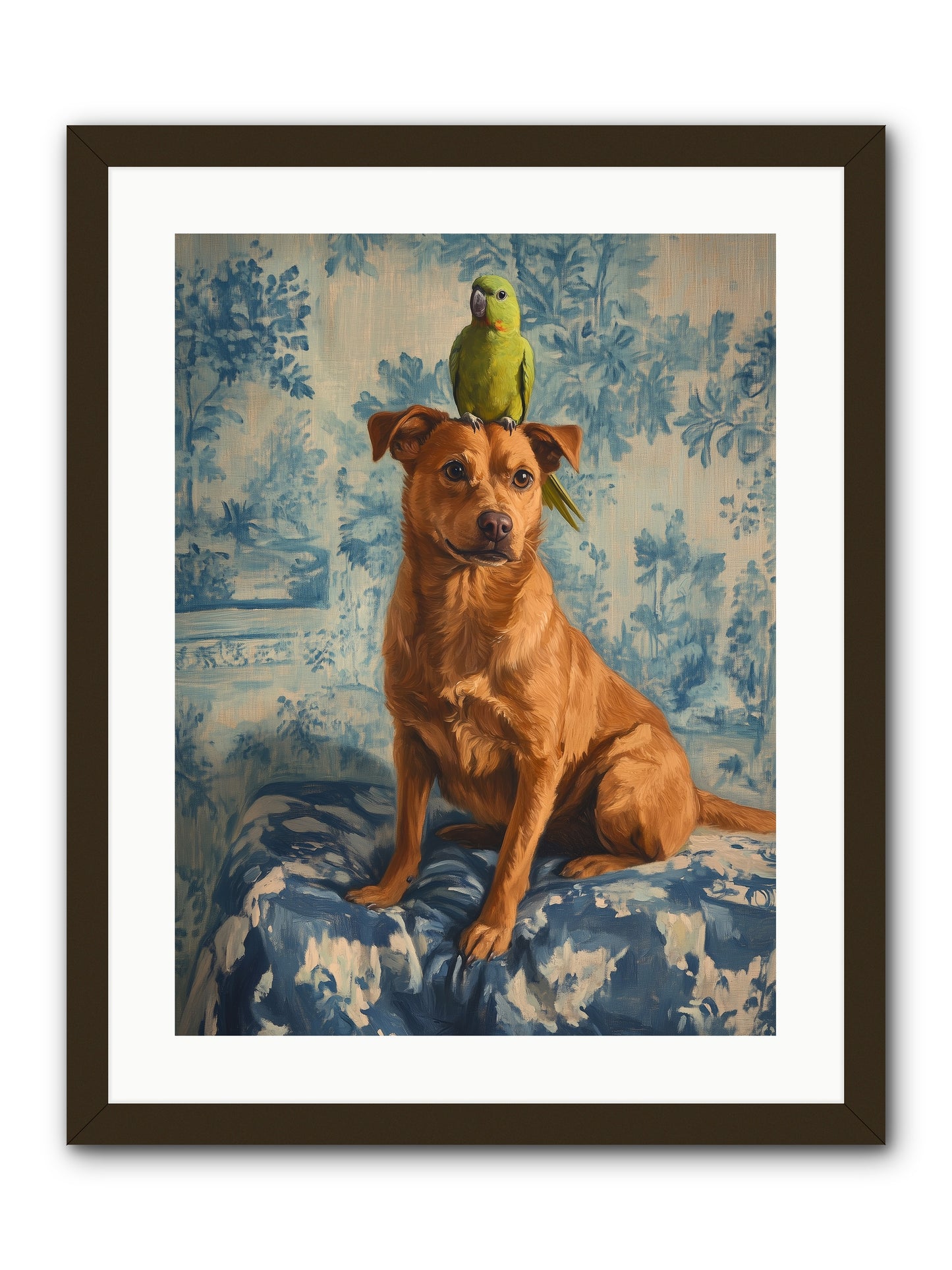 The Peculiar Perch -- Framed Print - Black 18x24