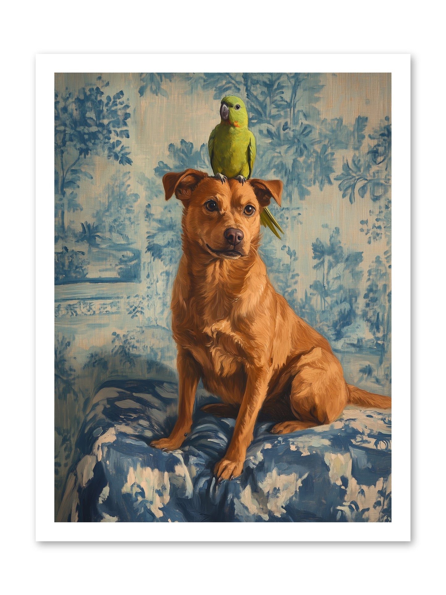 The Peculiar Perch -- Loose Canvas Print 18x24