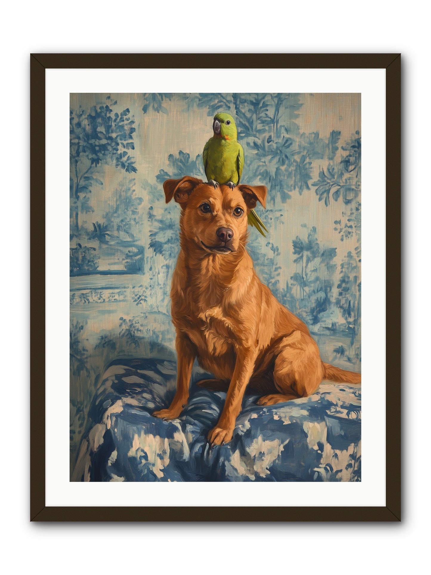 The Peculiar Perch -- Framed Print - Black 24x32