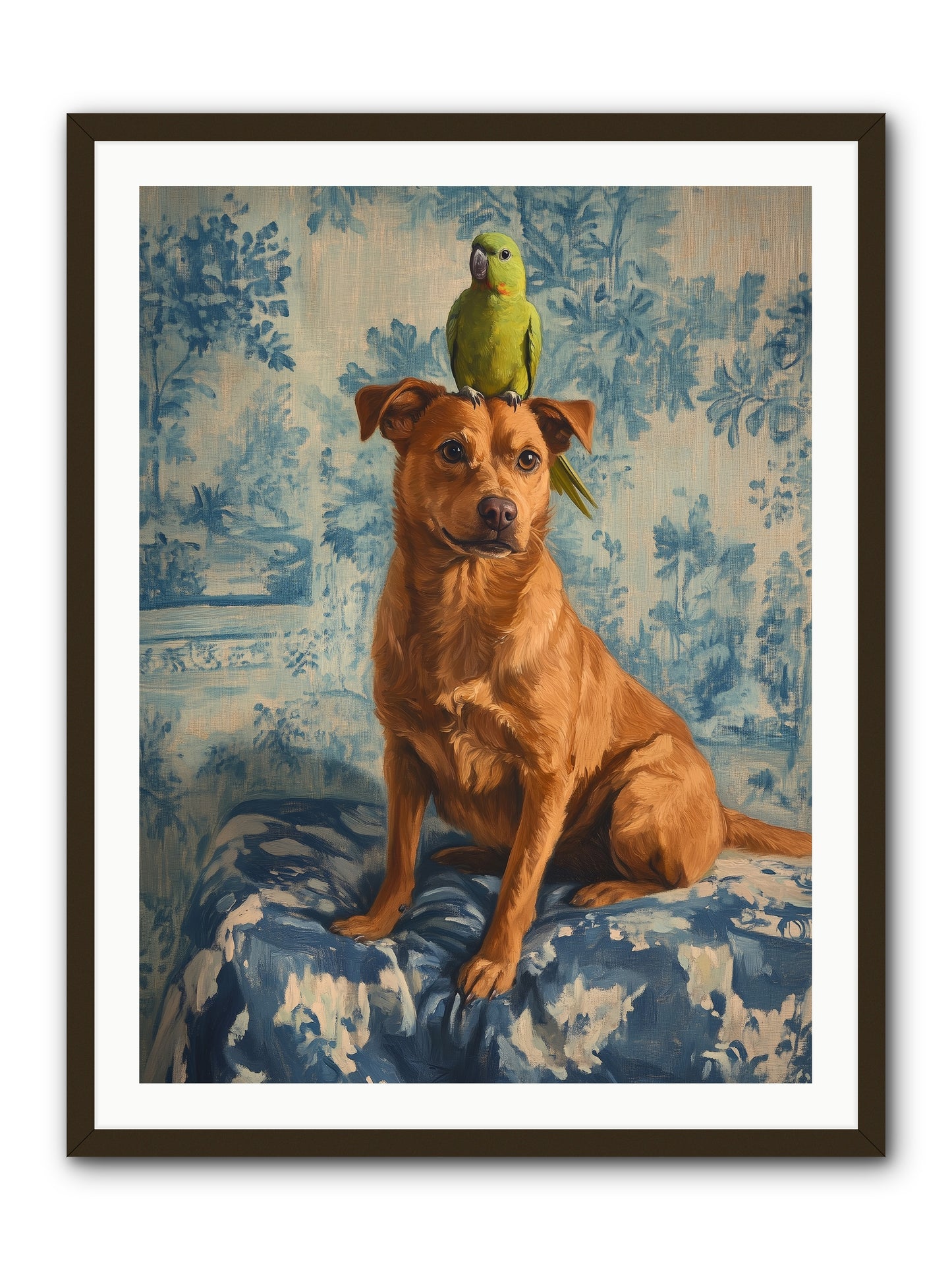 The Peculiar Perch -- Framed Print - Black 30x40