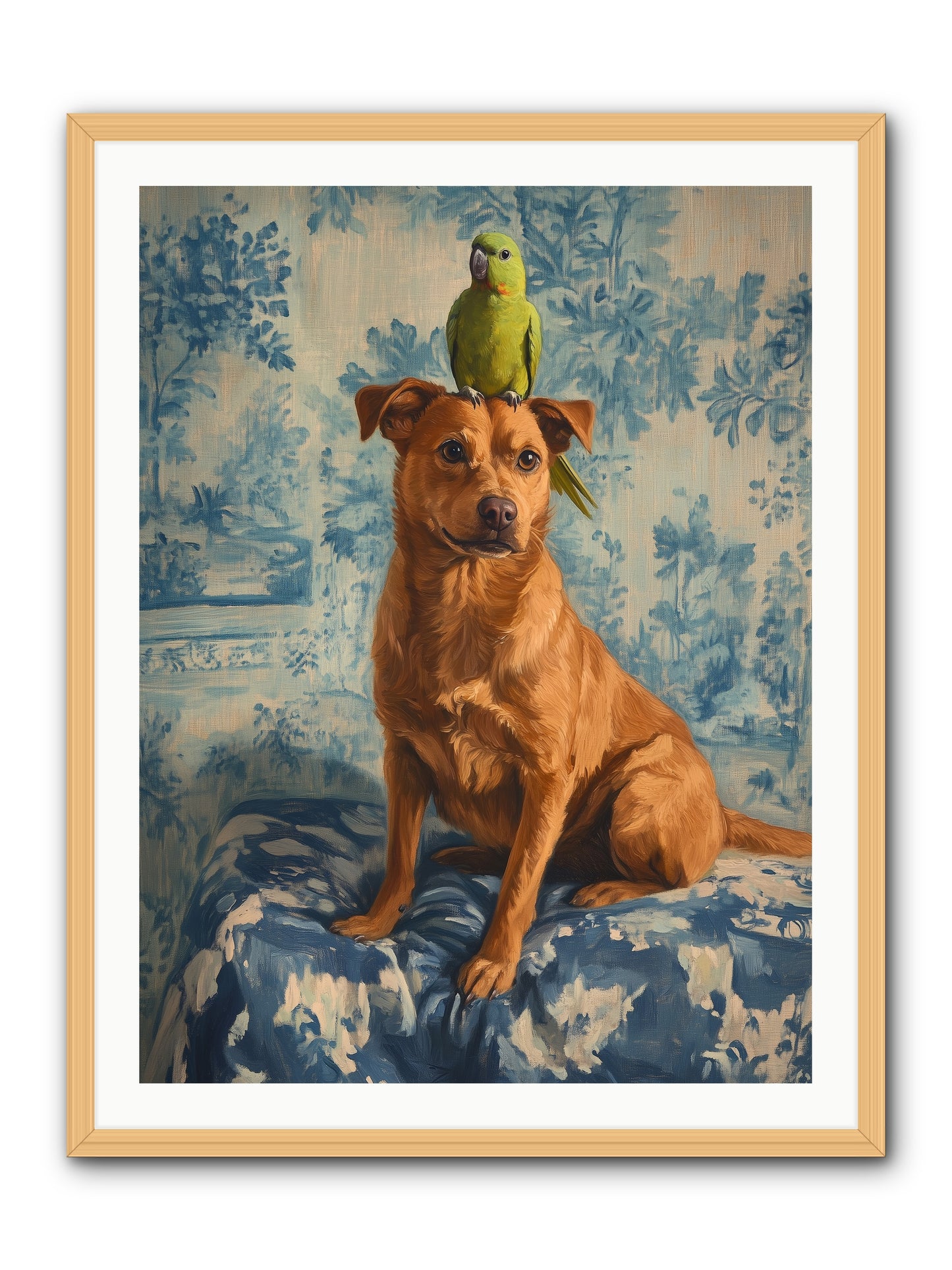 The Peculiar Perch -- Framed Print - Natural 30x40