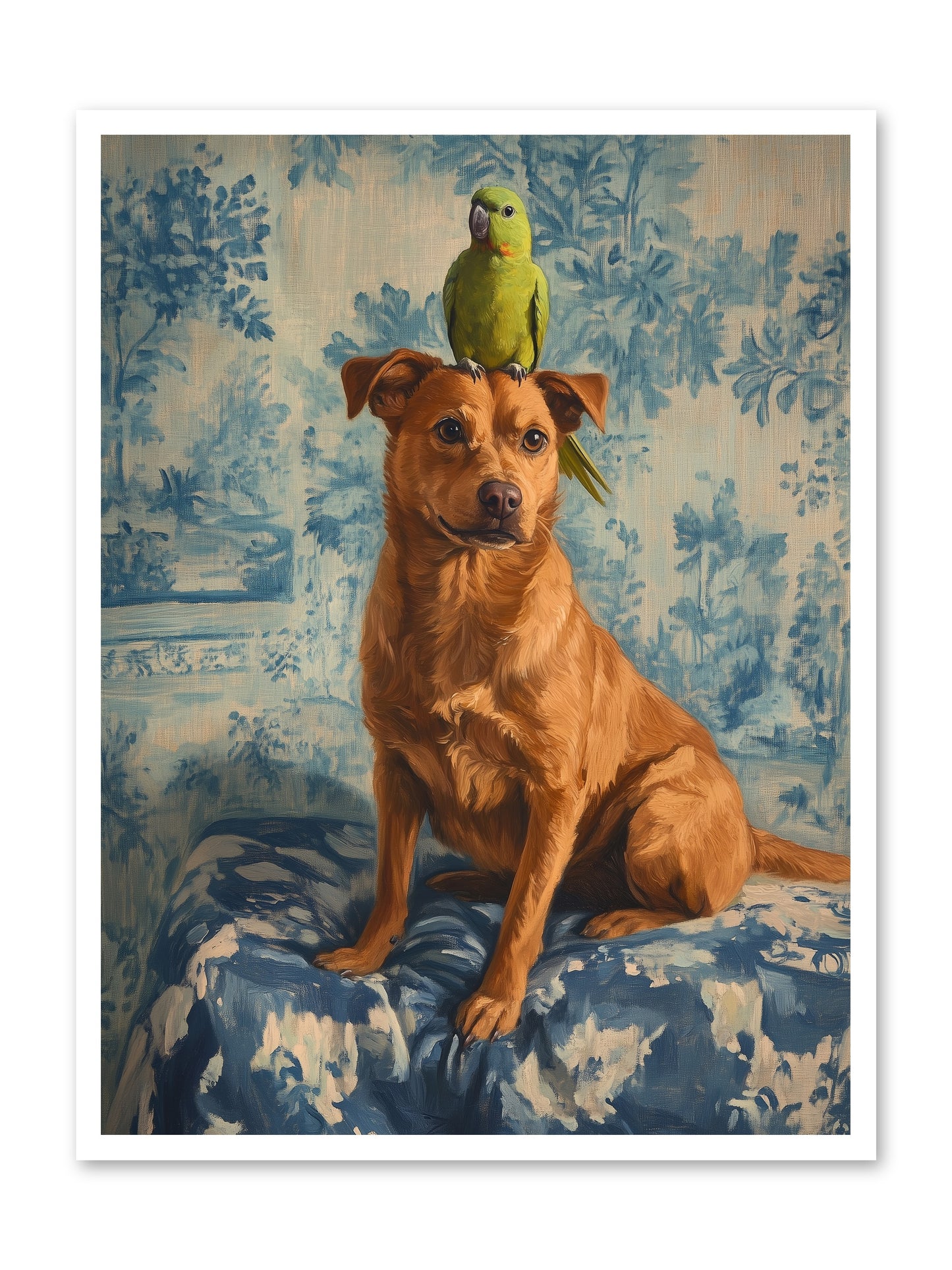 The Peculiar Perch -- Paper Print 30x40