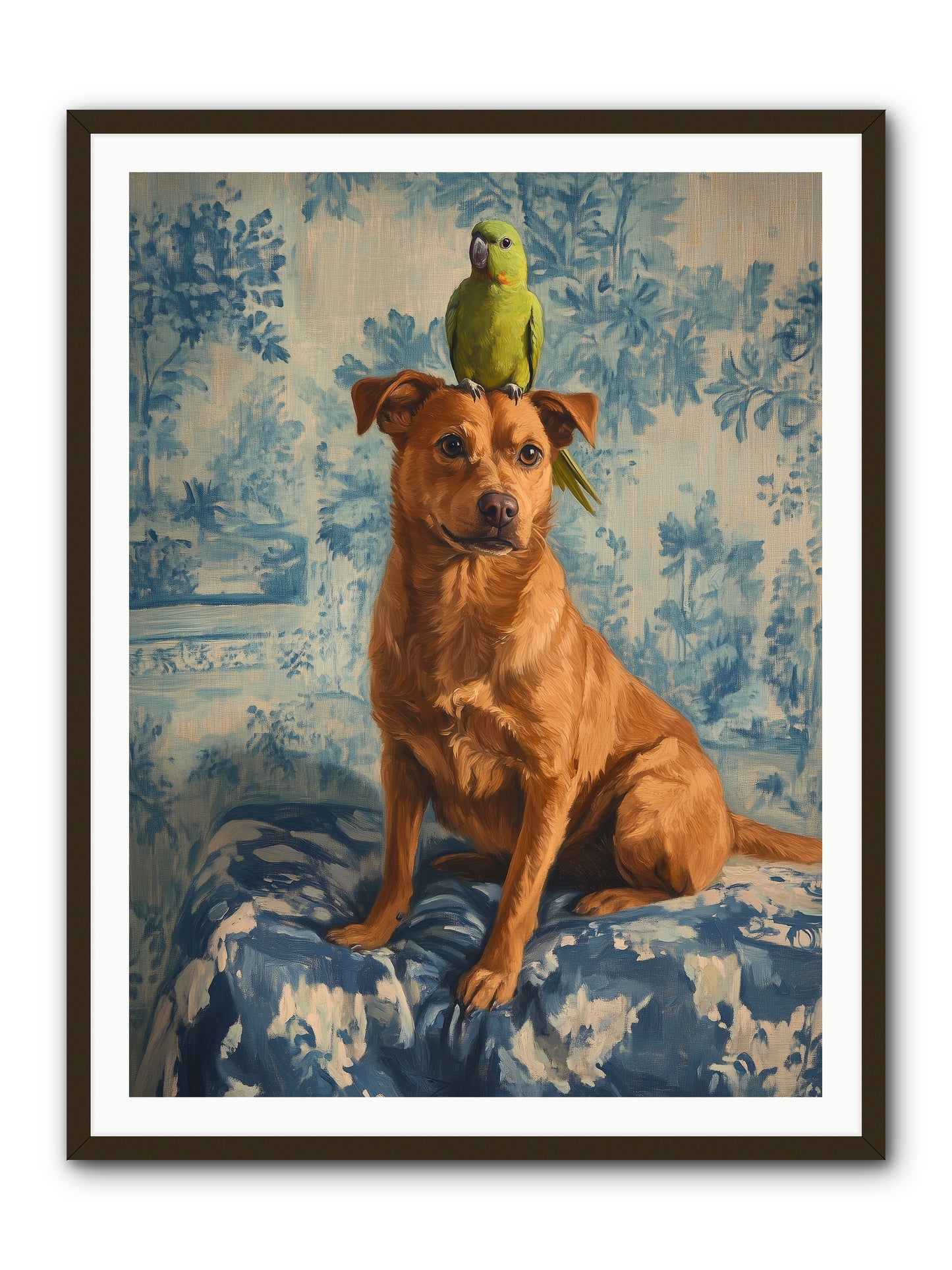 The Peculiar Perch -- Framed Print - Black 36x48