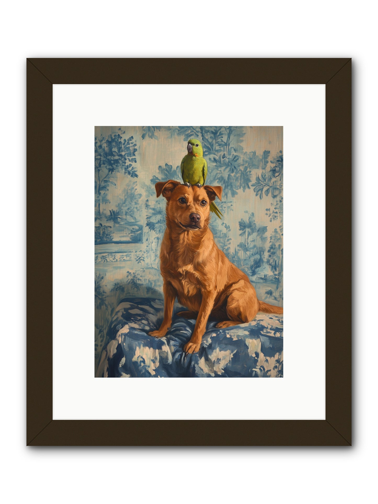 The Peculiar Perch -- Framed Print - Black 9x12