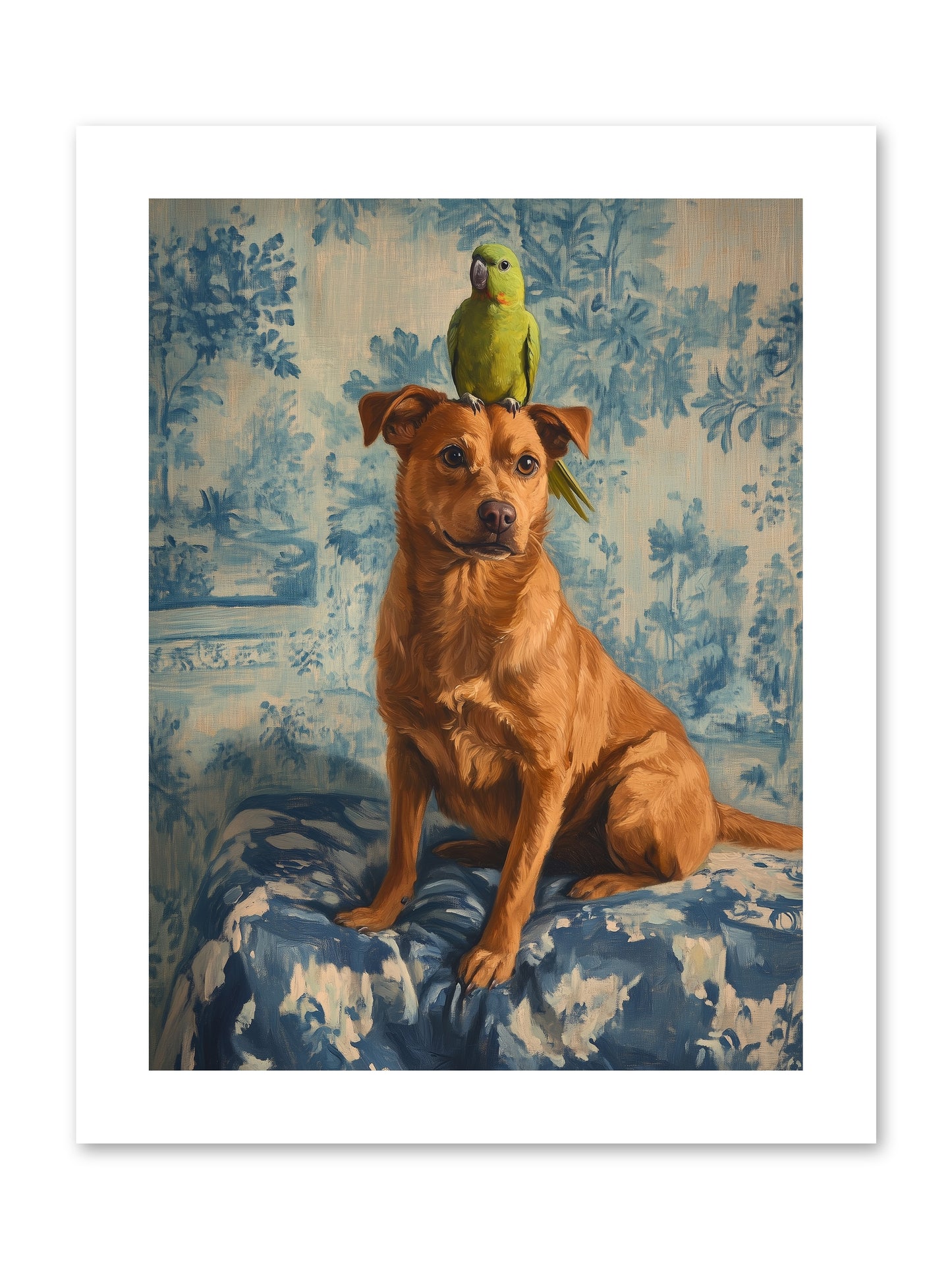 The Peculiar Perch -- Paper Print 9x12