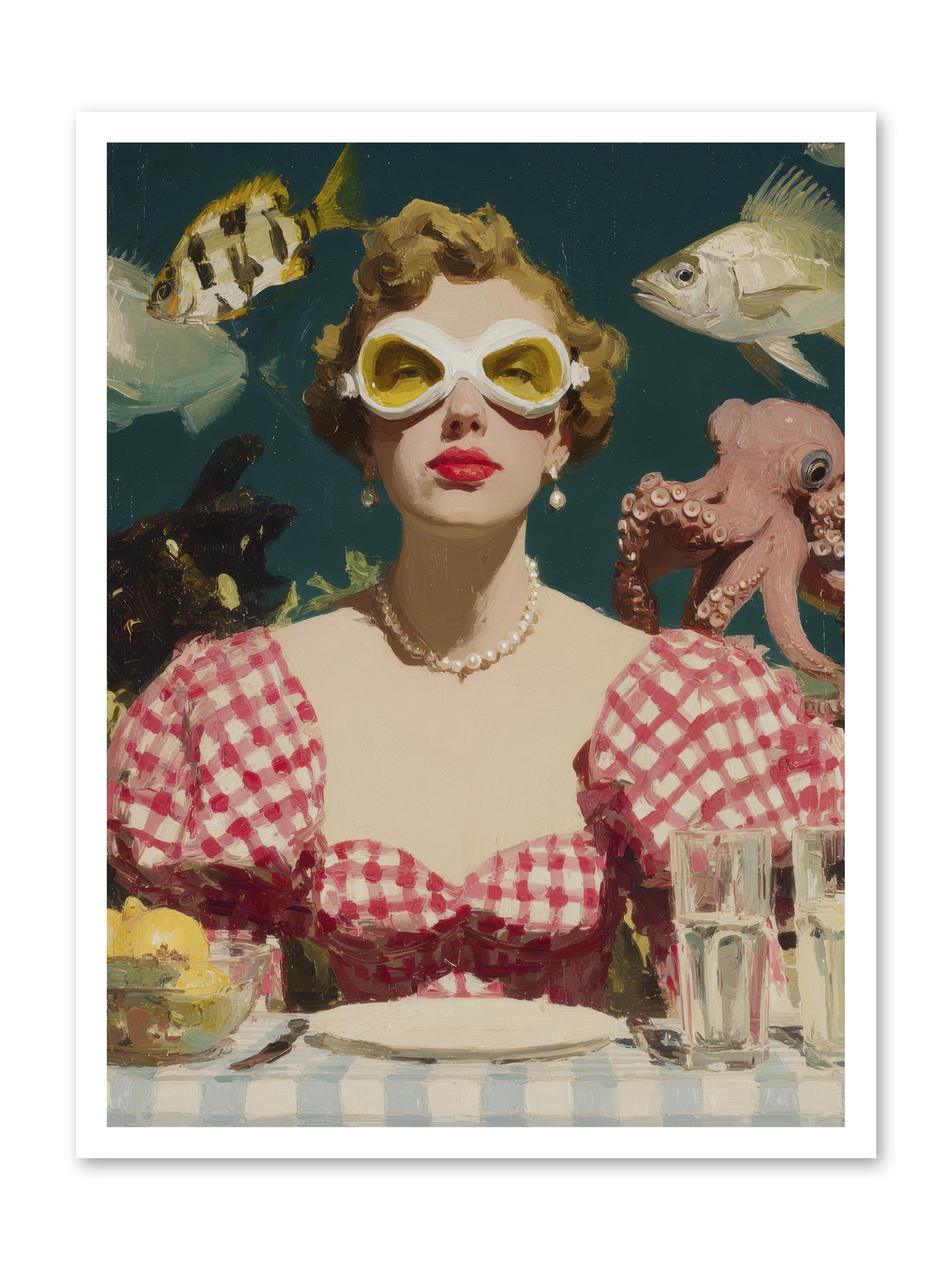 The Phantom of Peony Street -- Paper Print 24x32