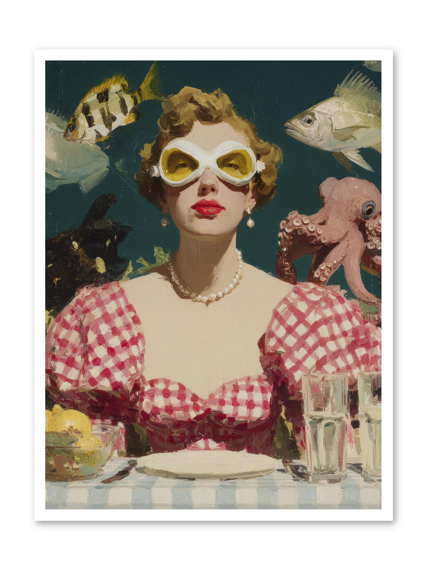 The Phantom of Peony Street -- Paper Print 30x40