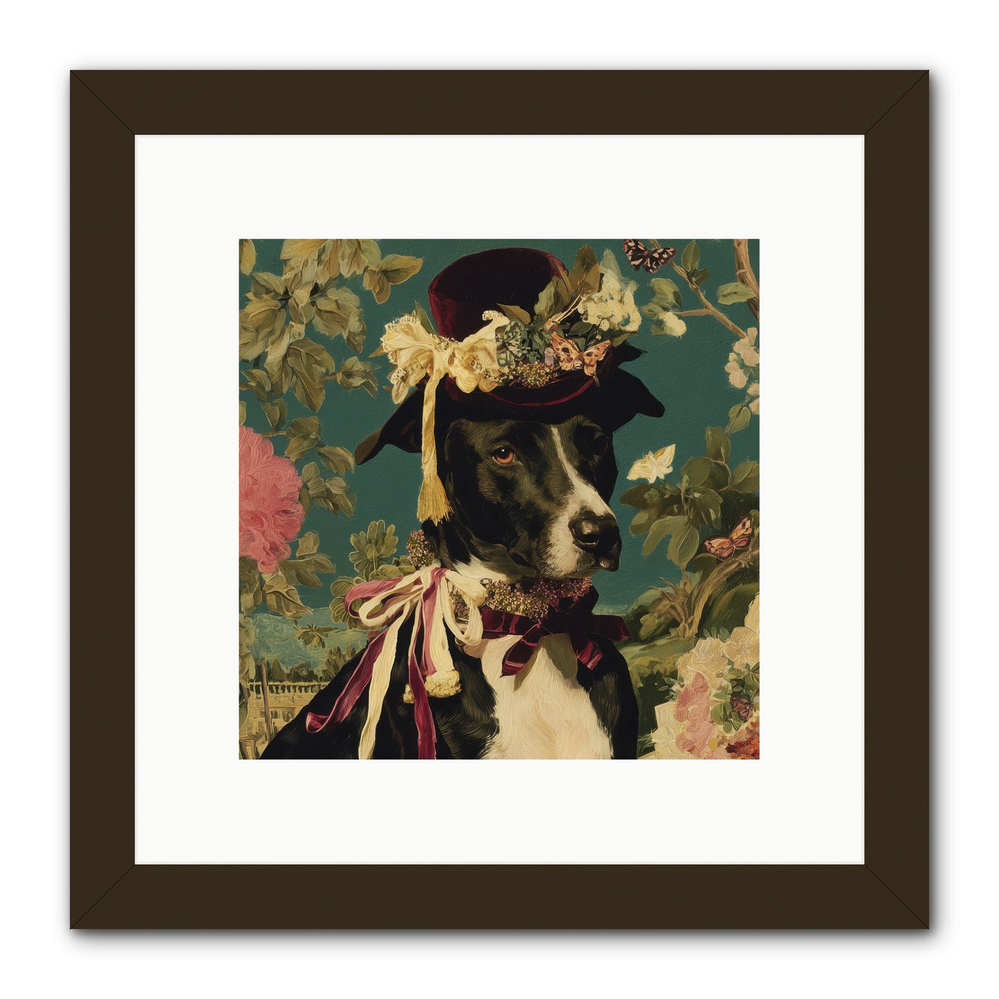 The Pickwick Waltz -- Framed Print - Black 10x10