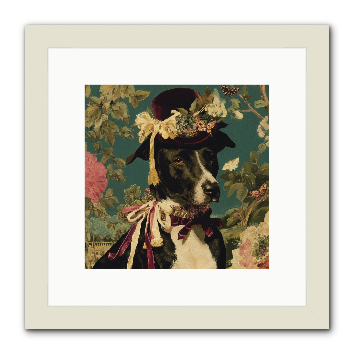 The Pickwick Waltz -- Framed Print - White 10x10