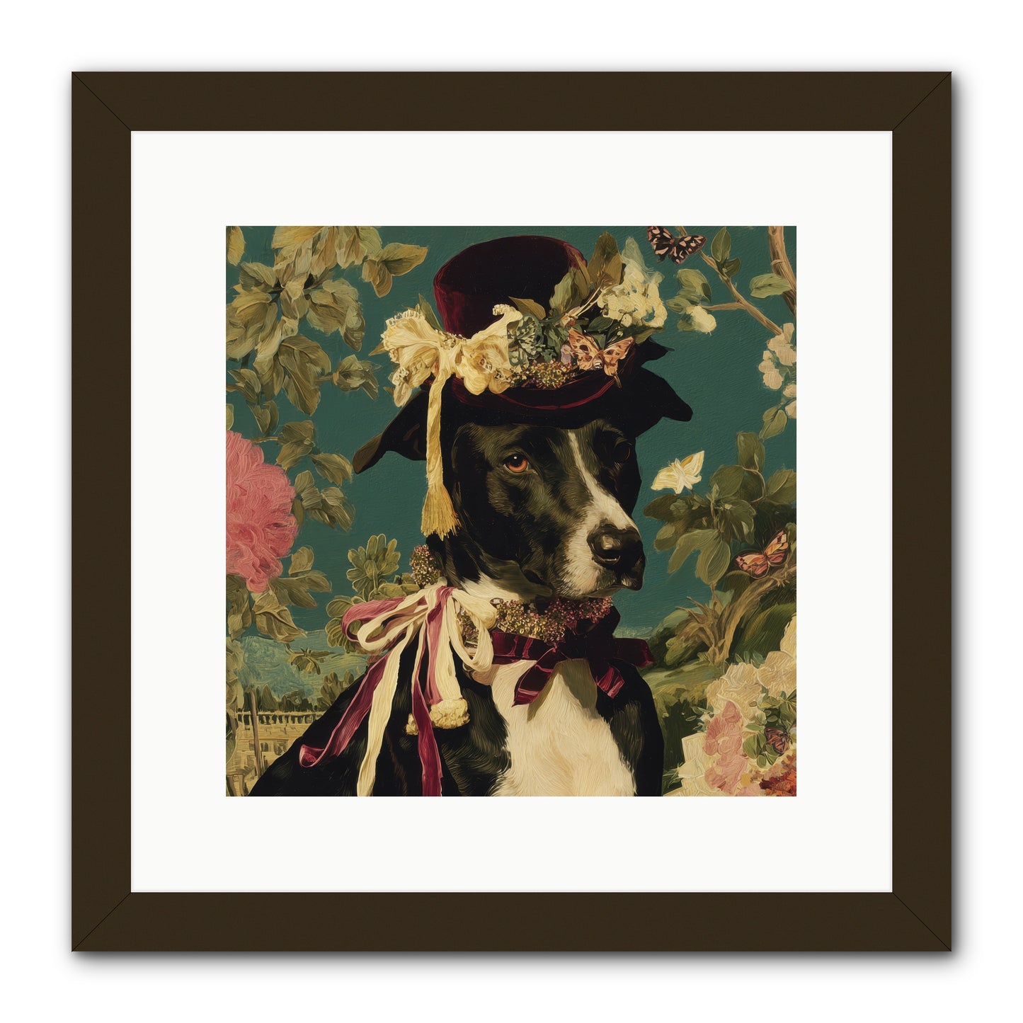 The Pickwick Waltz -- Framed Print - Black 12x12