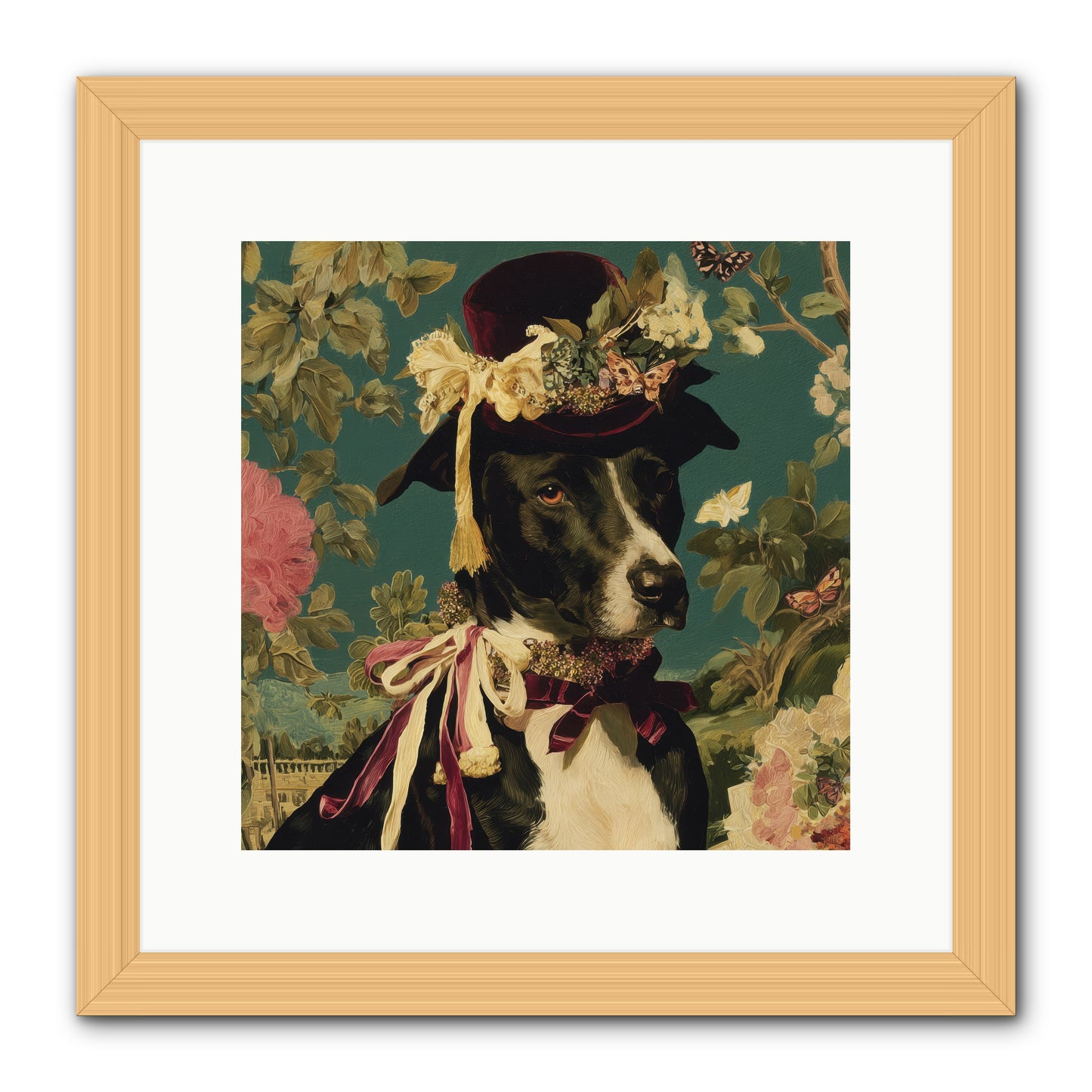 The Pickwick Waltz -- Framed Print - Natural 12x12
