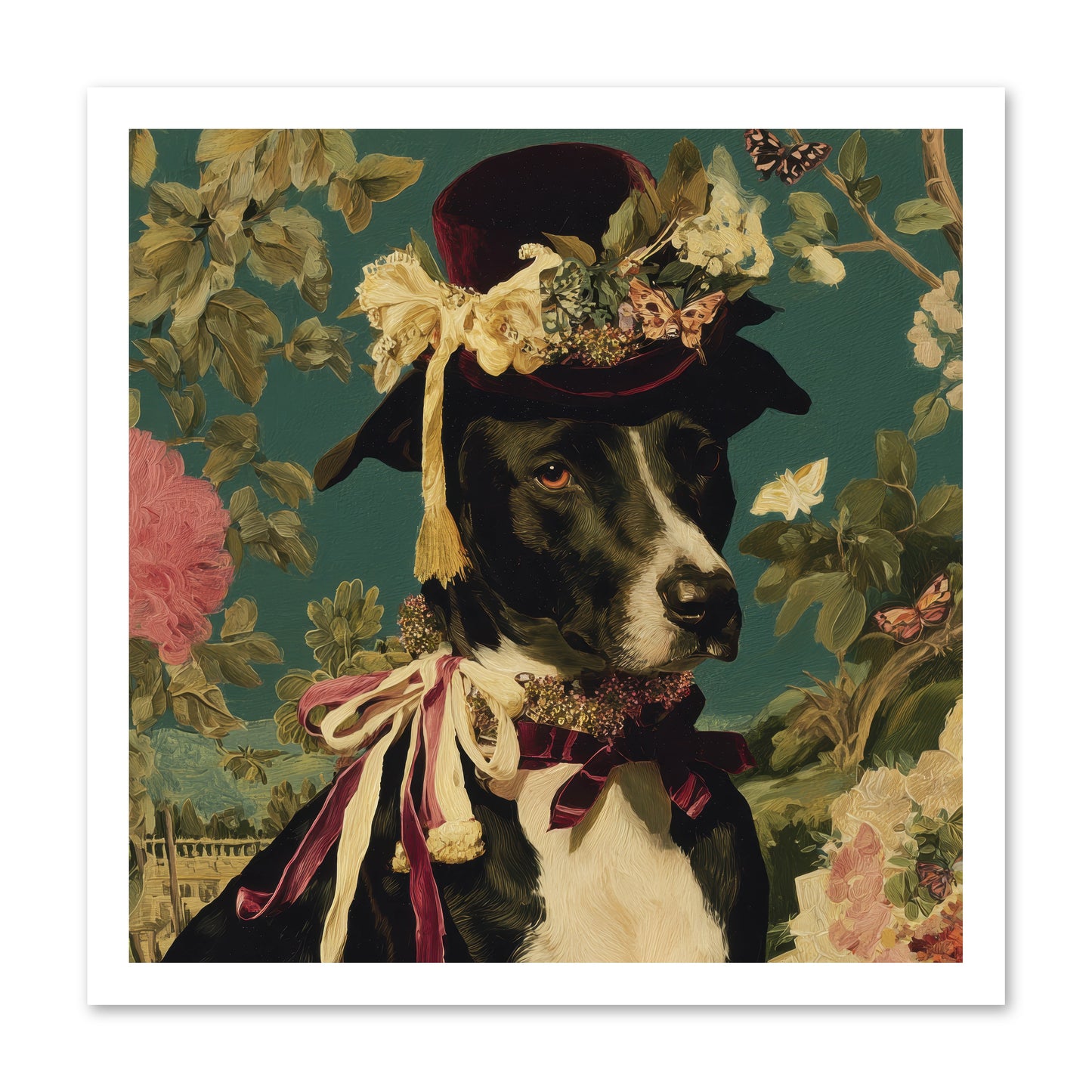 The Pickwick Waltz -- Loose Canvas Print 20x20