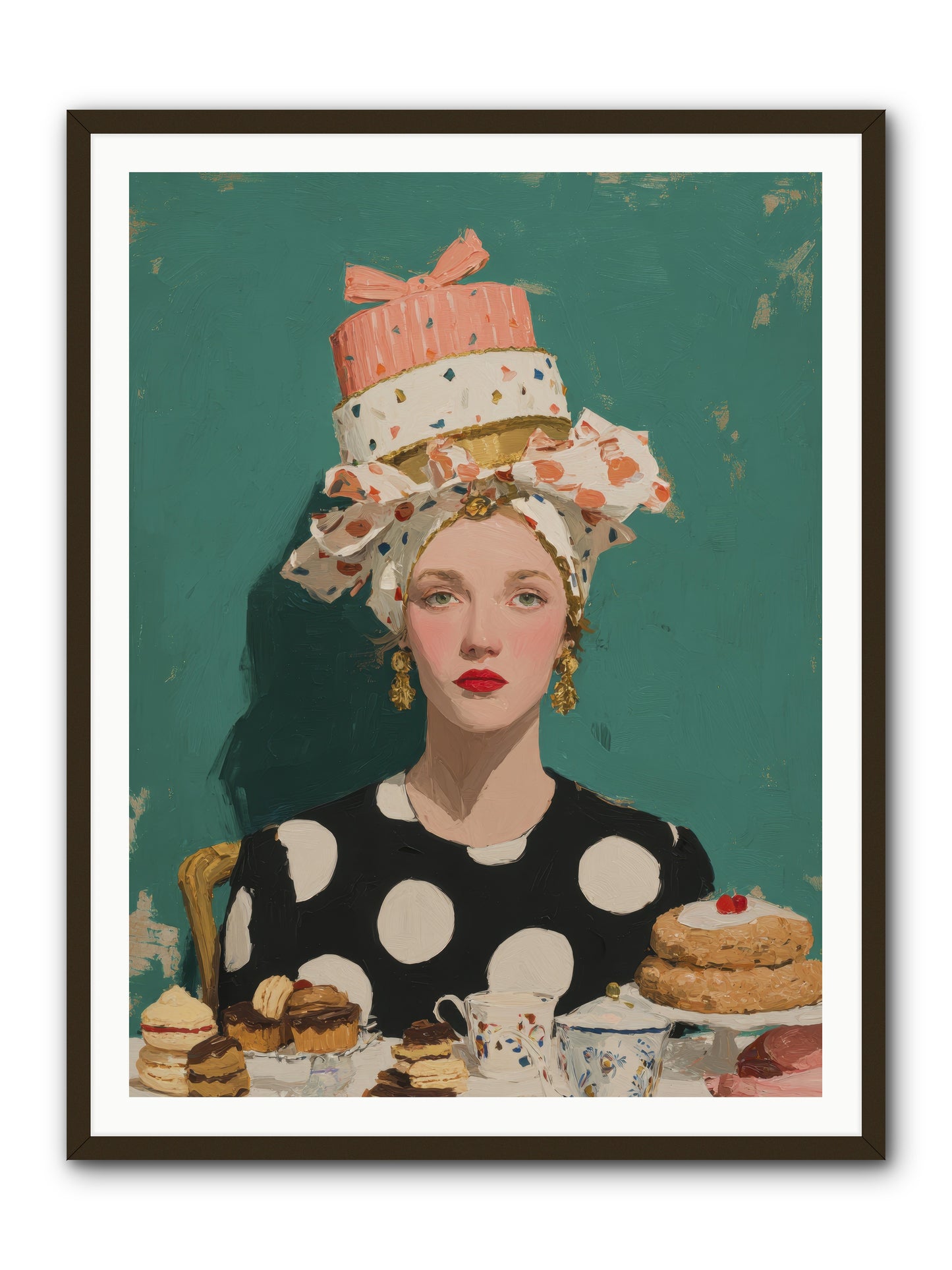 The Picnic Edit -- Framed Print - Black 36x48