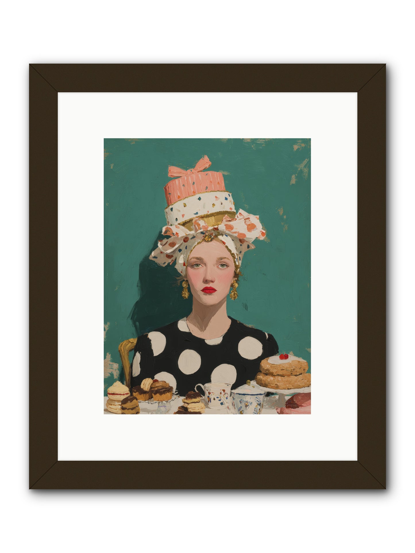 The Picnic Edit -- Framed Print - Black 9x12