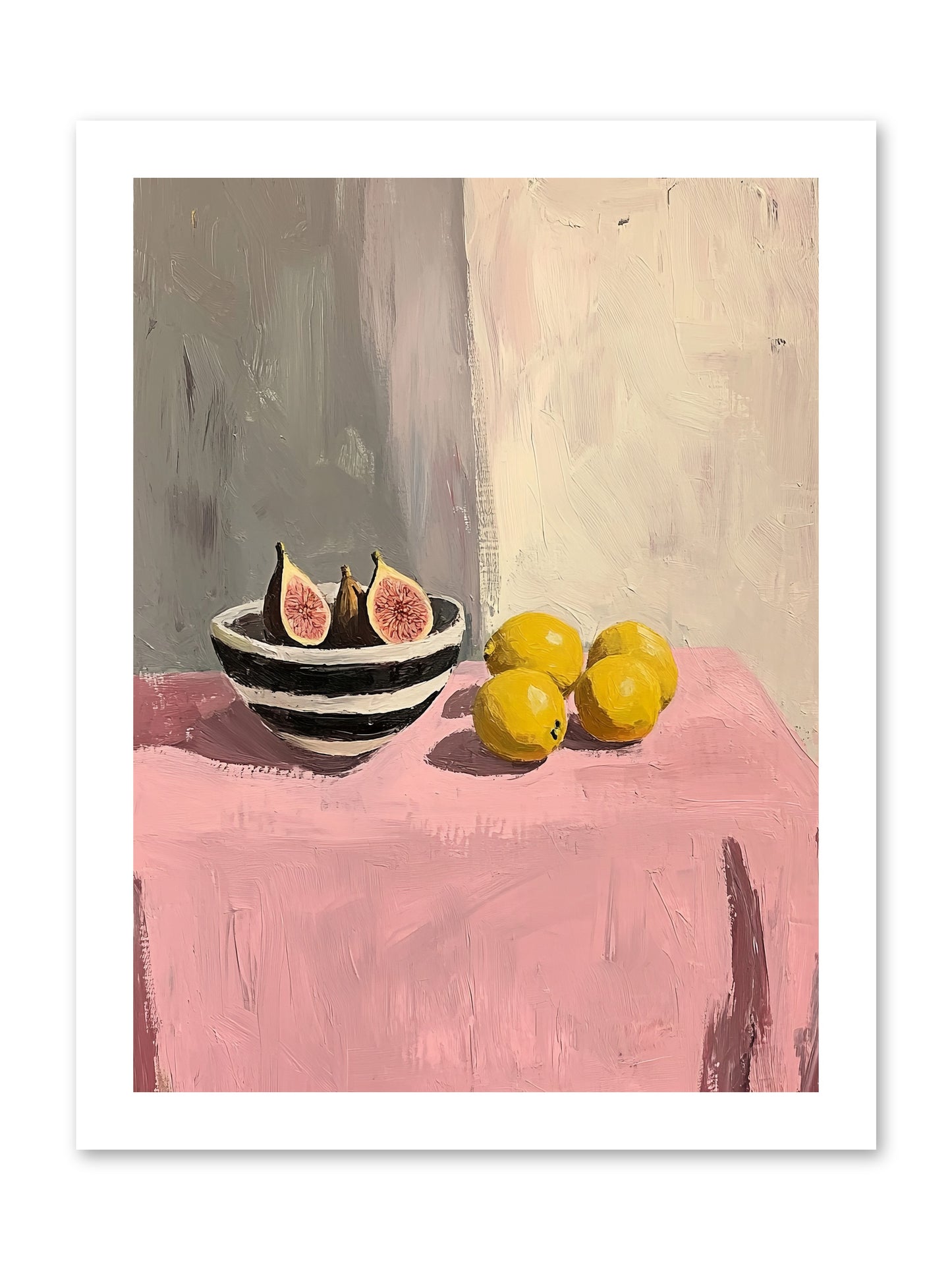 The Pink Cloth -- Paper Print 12x16