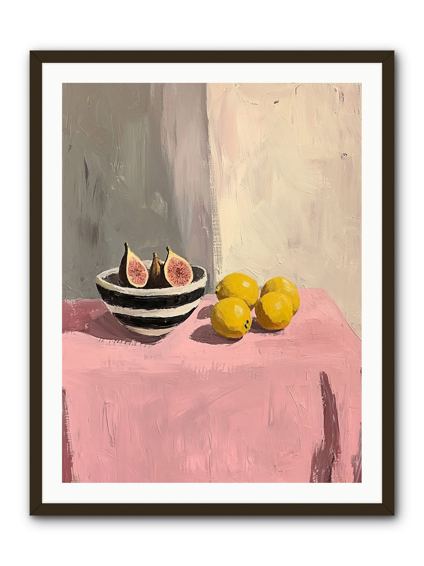 The Pink Cloth -- Framed Print - Black 30x40