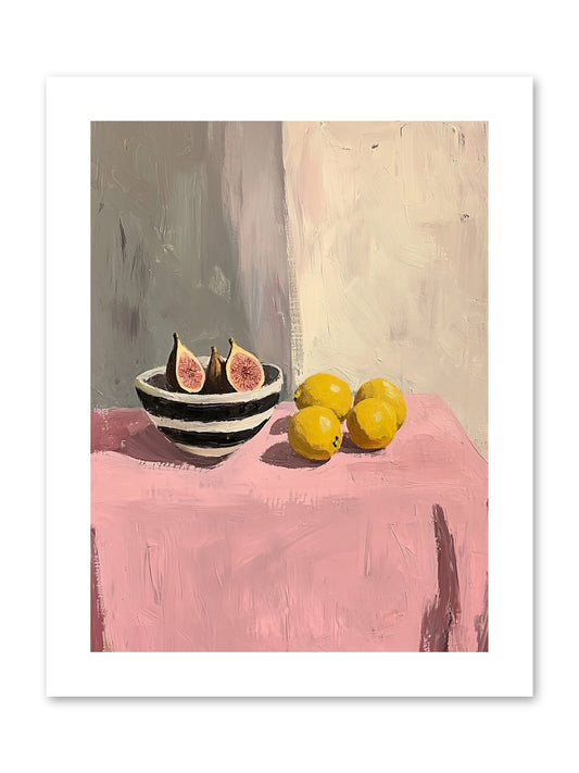 The Pink Cloth -- Paper Print 9x12