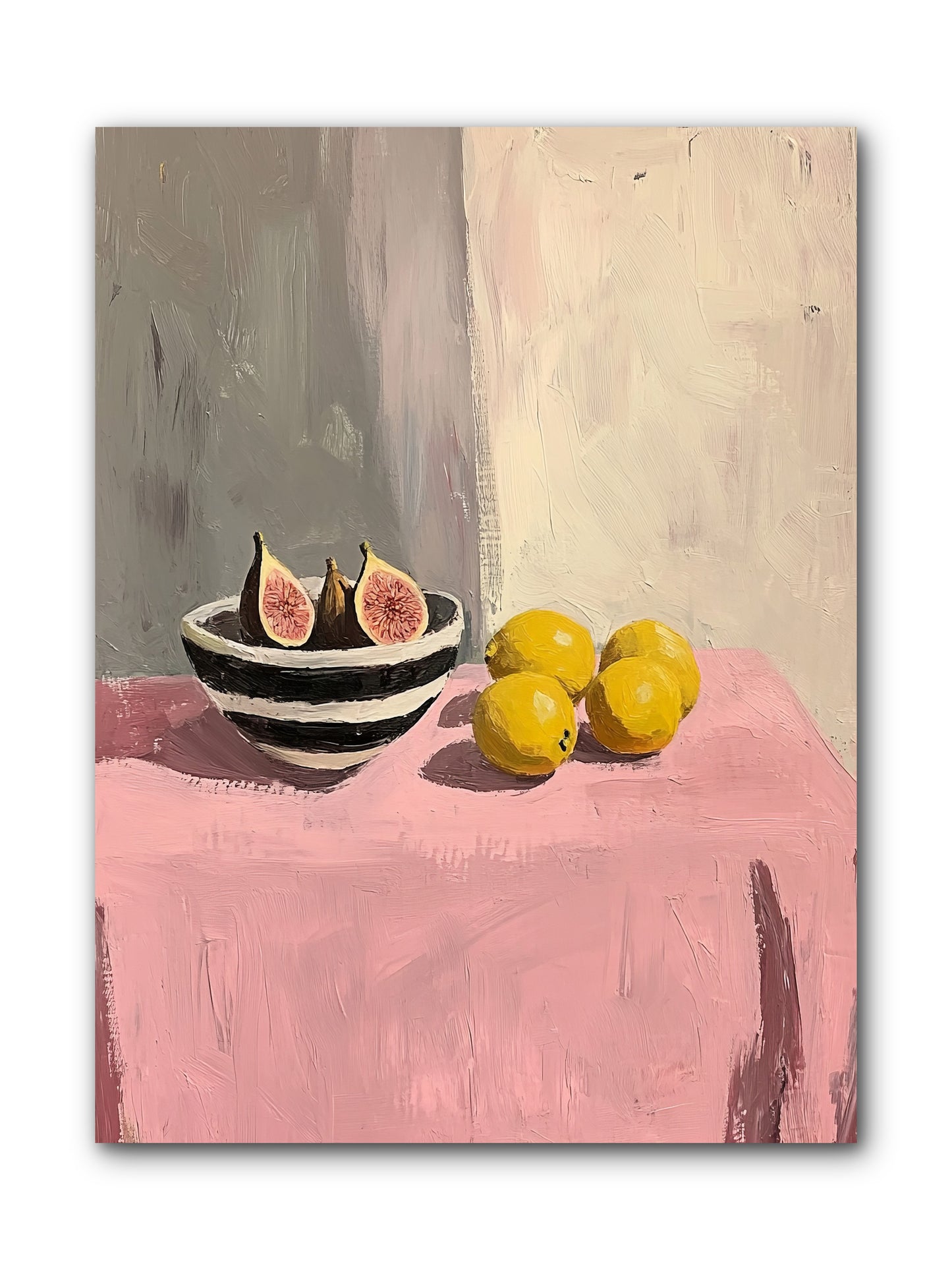 The Pink Cloth -- Wrapped Canvas 9x12