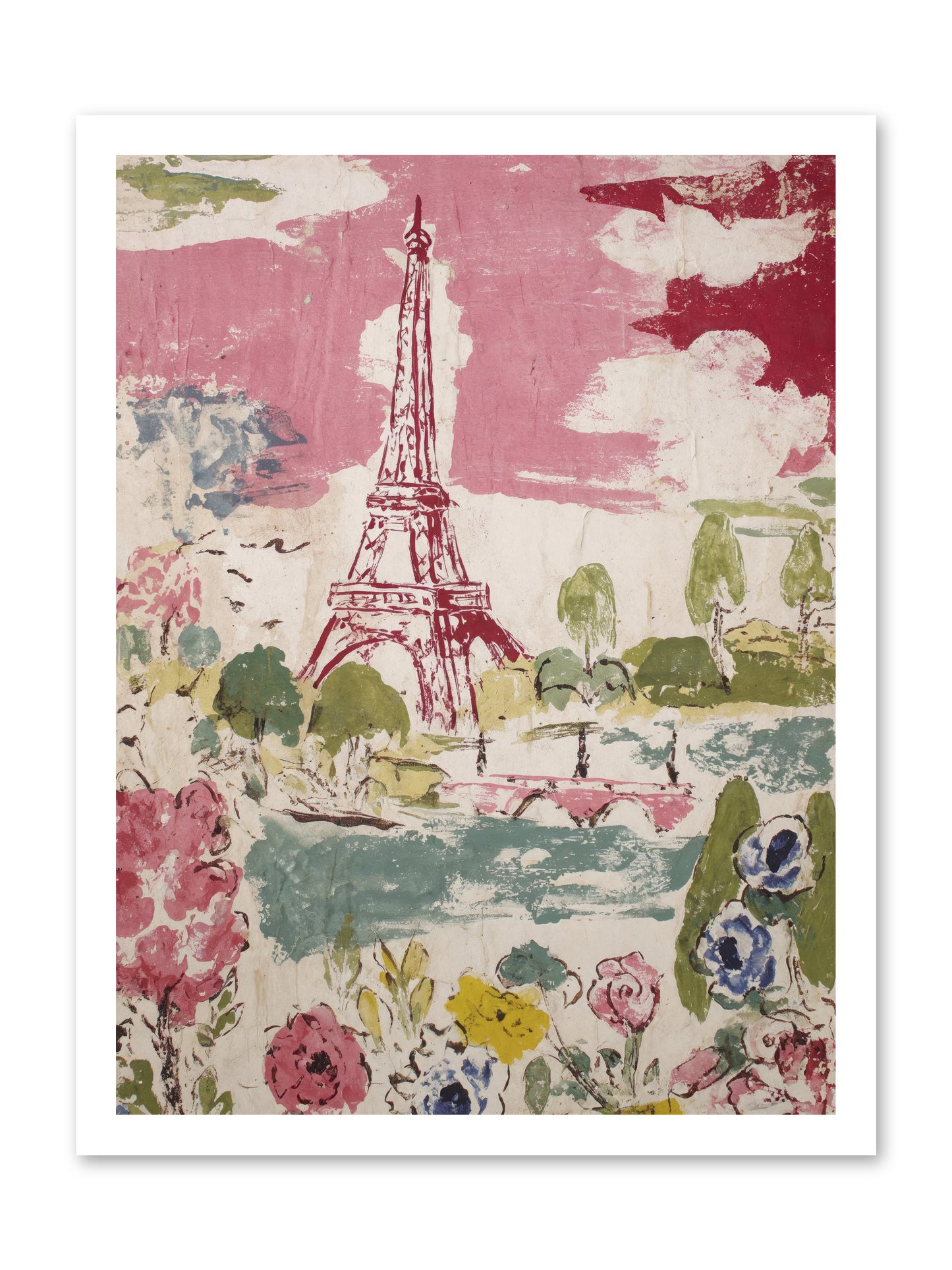 The Pink Hour -- Loose Canvas Print 18x24