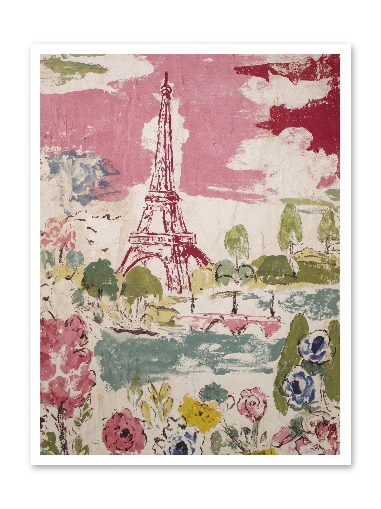 The Pink Hour -- Loose Canvas Print 30x40