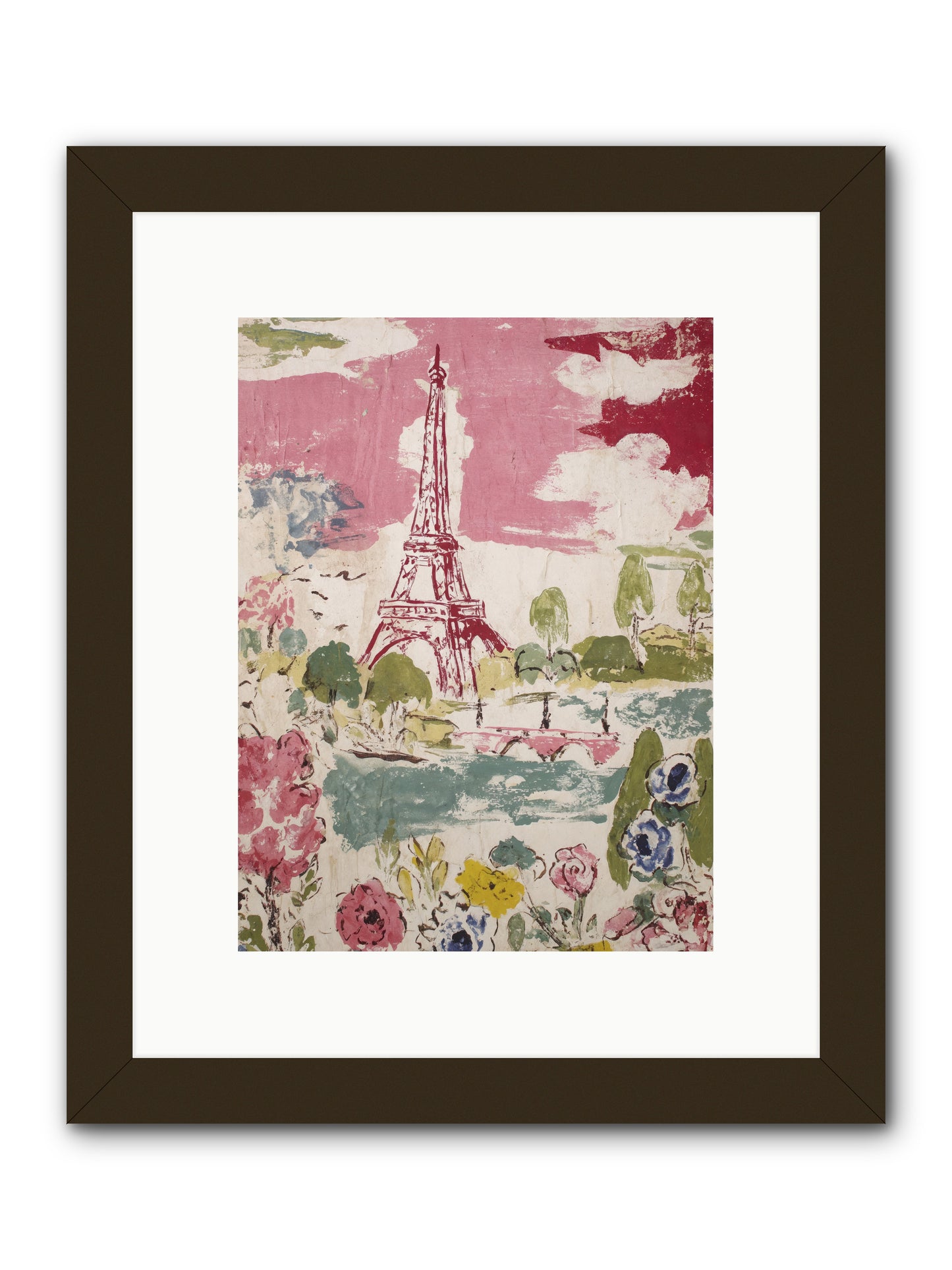 The Pink Hour -- Framed Print - Black 9x12