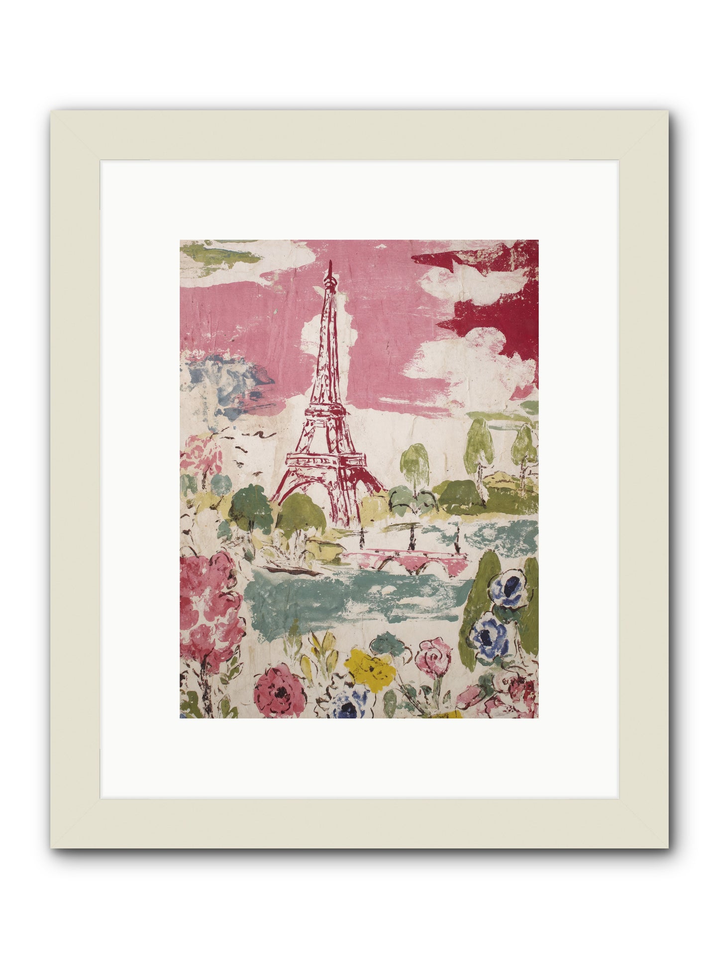 The Pink Hour -- Framed Print - White 9x12