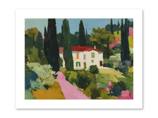 The Pink Path -- Paper Print 12x9