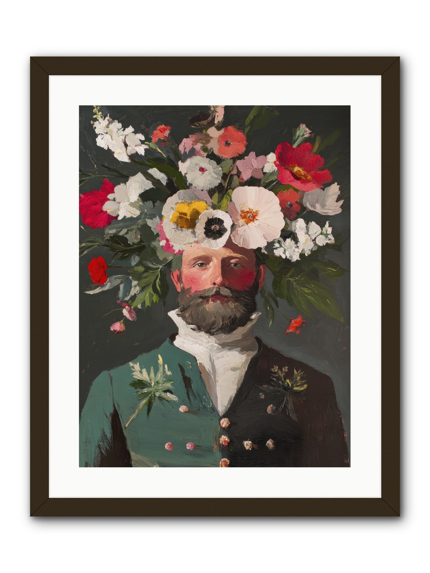 The Plant Whisperer -- Framed Print - Black 18x24