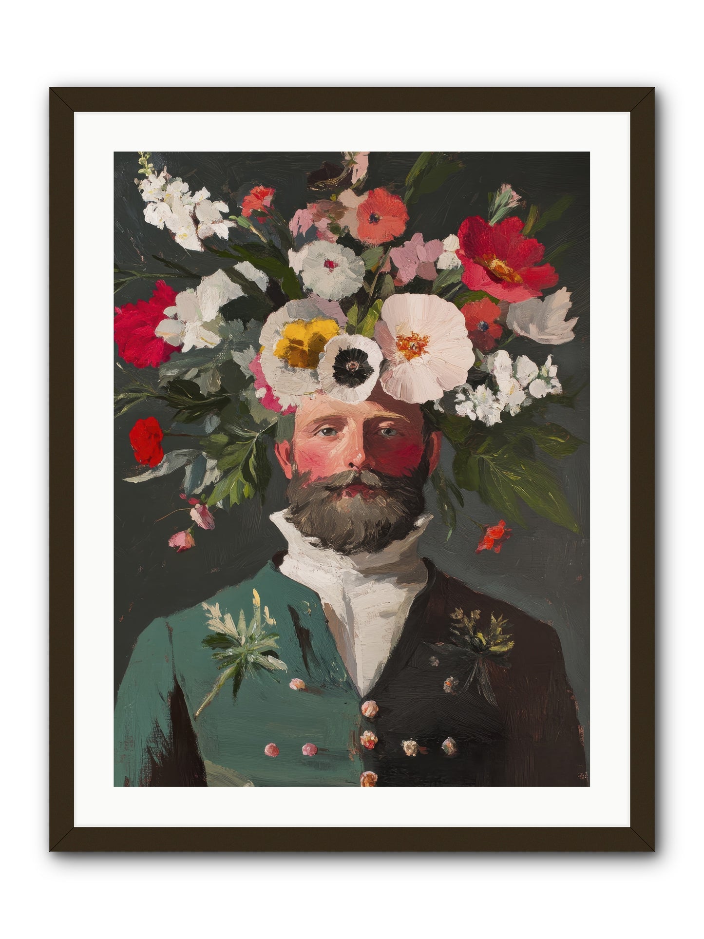 The Plant Whisperer -- Framed Print - Black 24x32