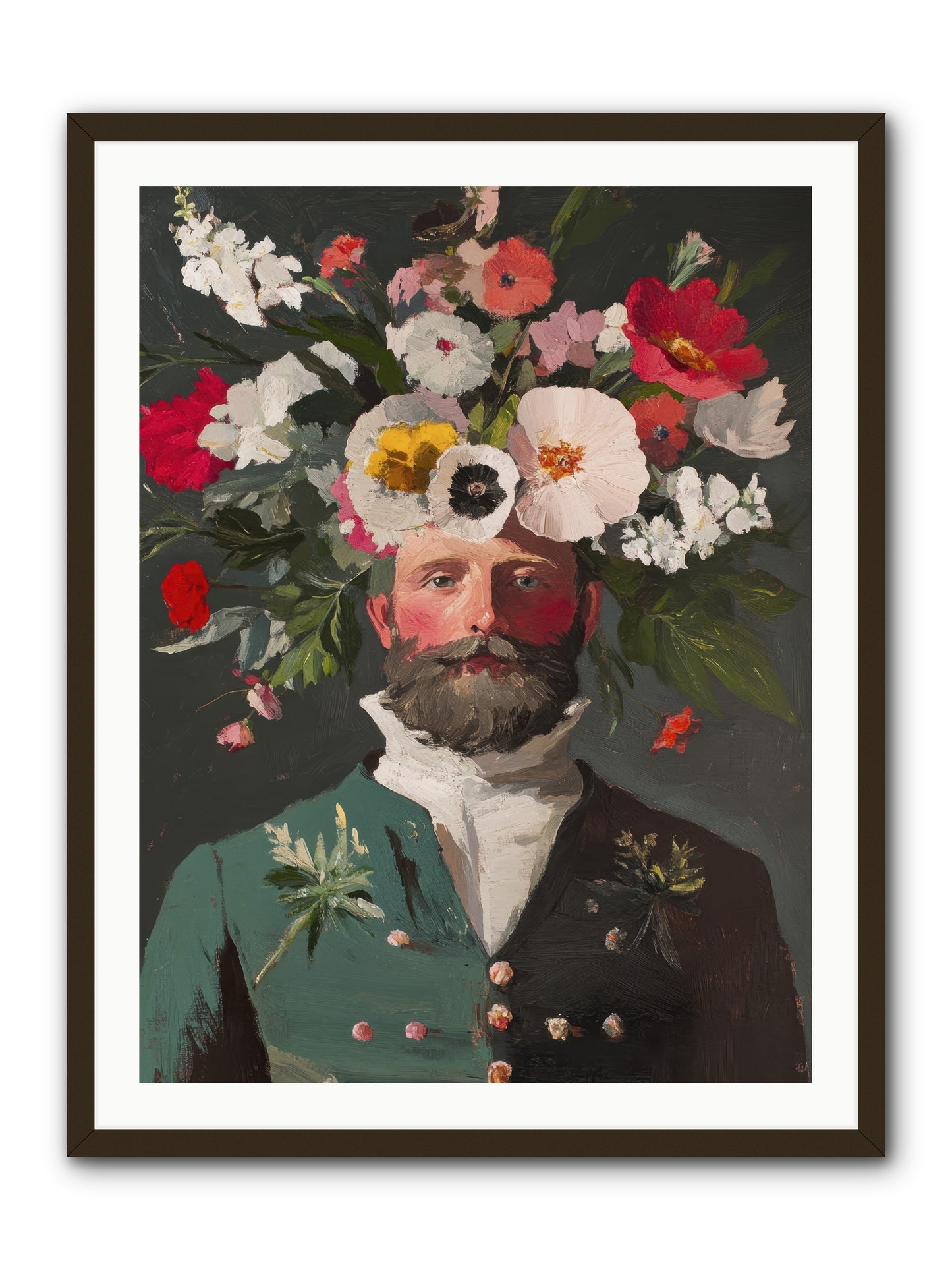 The Plant Whisperer -- Framed Print - Black 30x40