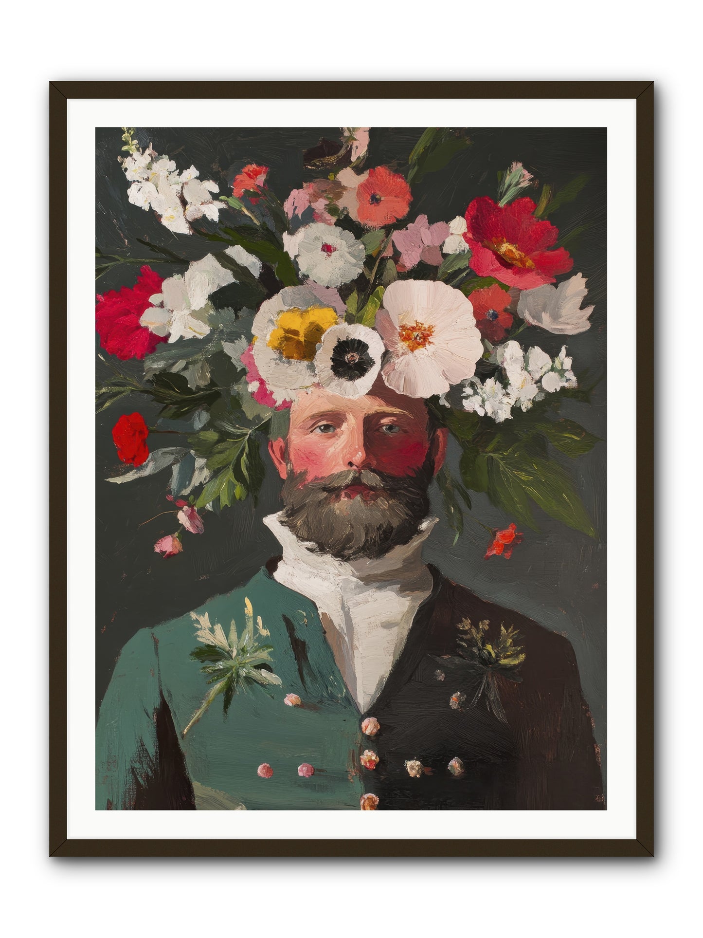 The Plant Whisperer -- Framed Print - Black 36x48