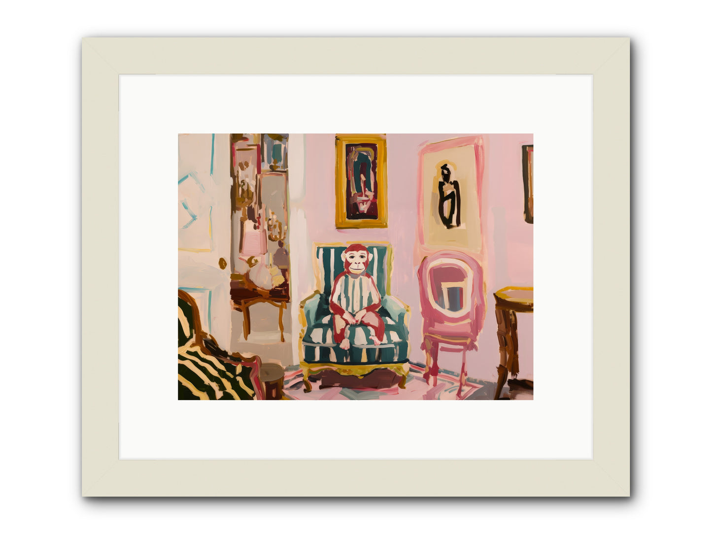 The Poetry Of History -- Framed Print - White 12x9