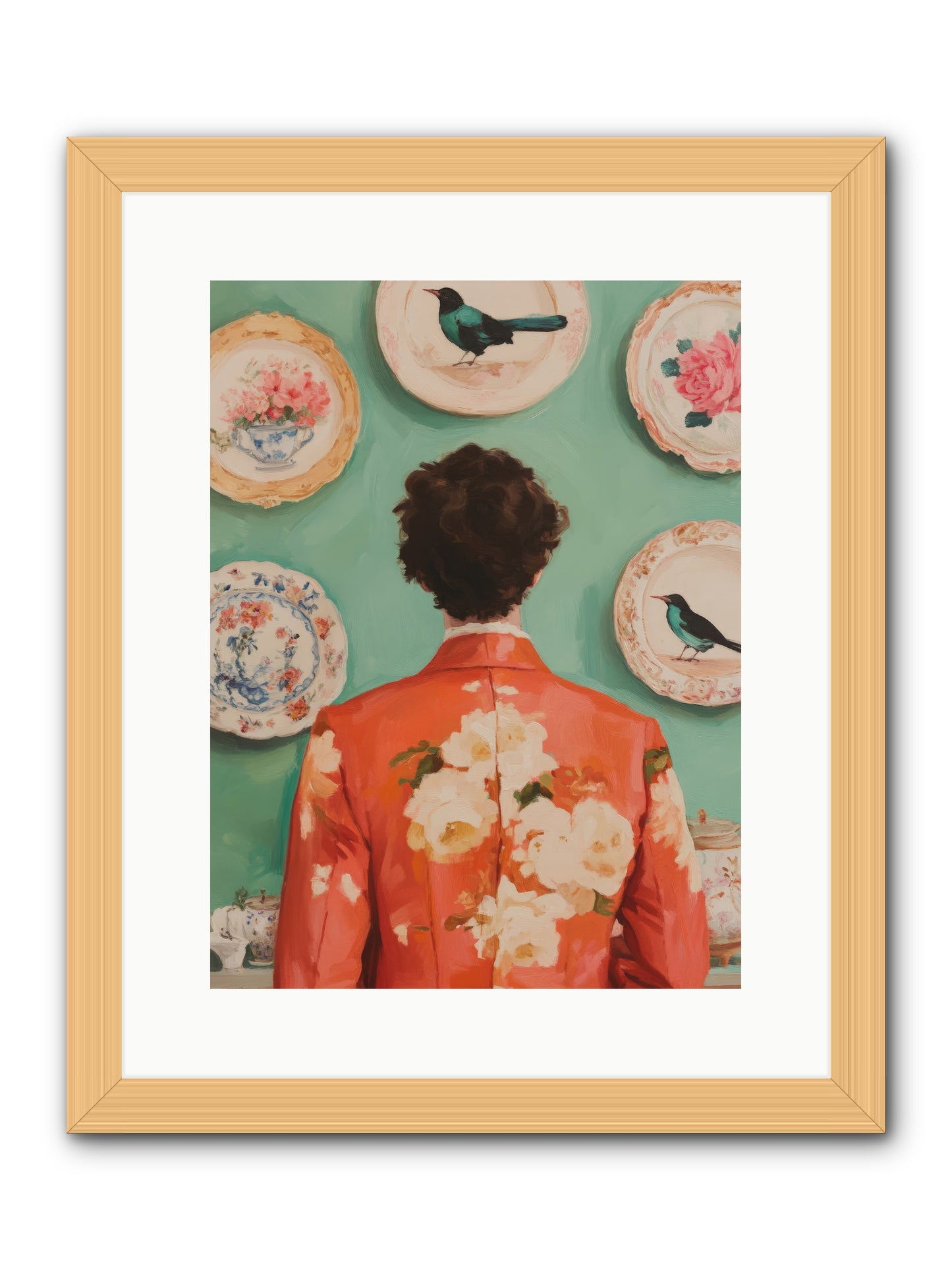 The Porcelain DiariesRez2 -- Framed Print - Natural 12x16