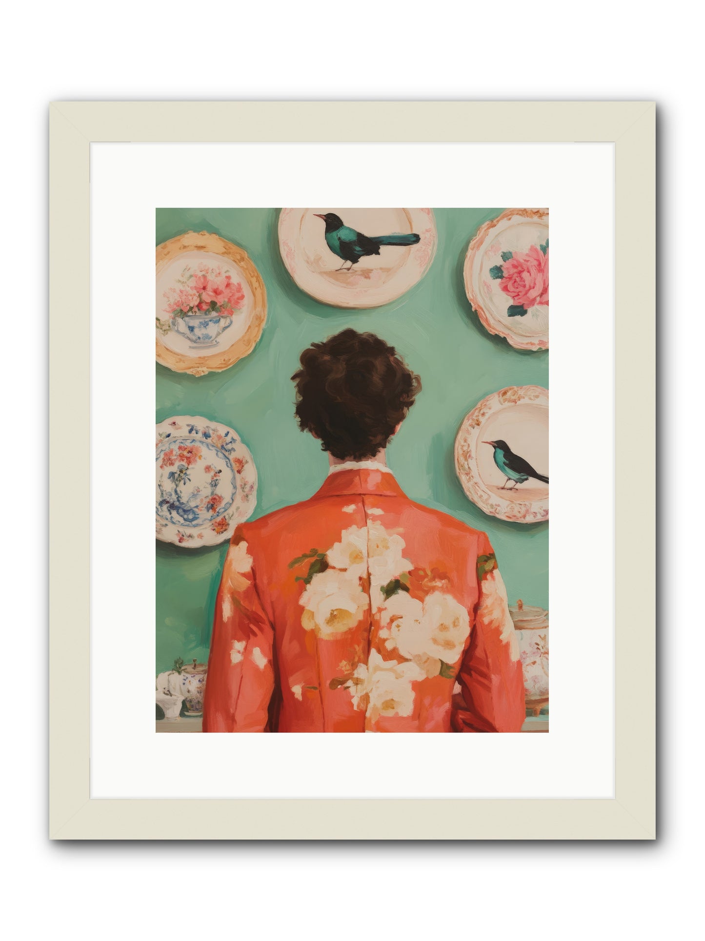 The Porcelain DiariesRez2 -- Framed Print - White 12x16
