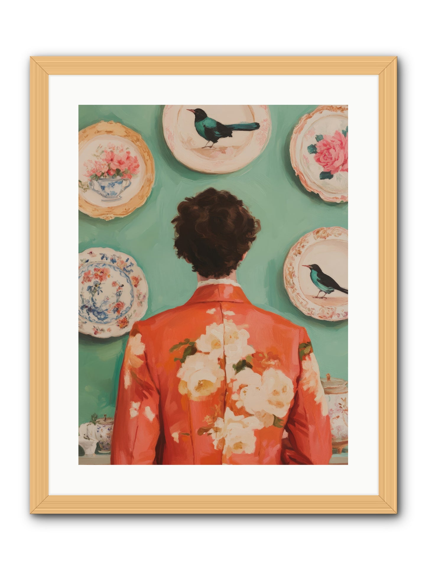 The Porcelain DiariesRez2 -- Framed Print - Natural 18x24