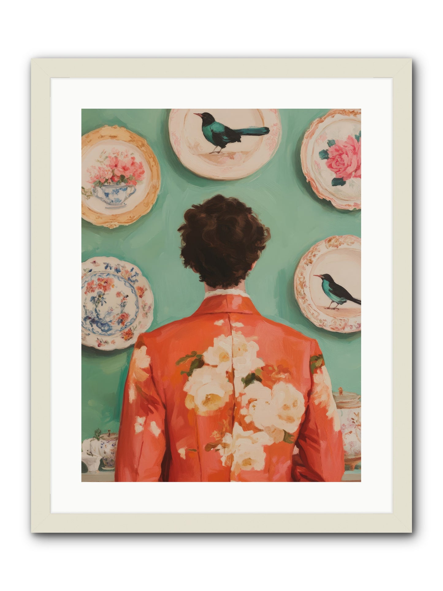 The Porcelain DiariesRez2 -- Framed Print - White 18x24