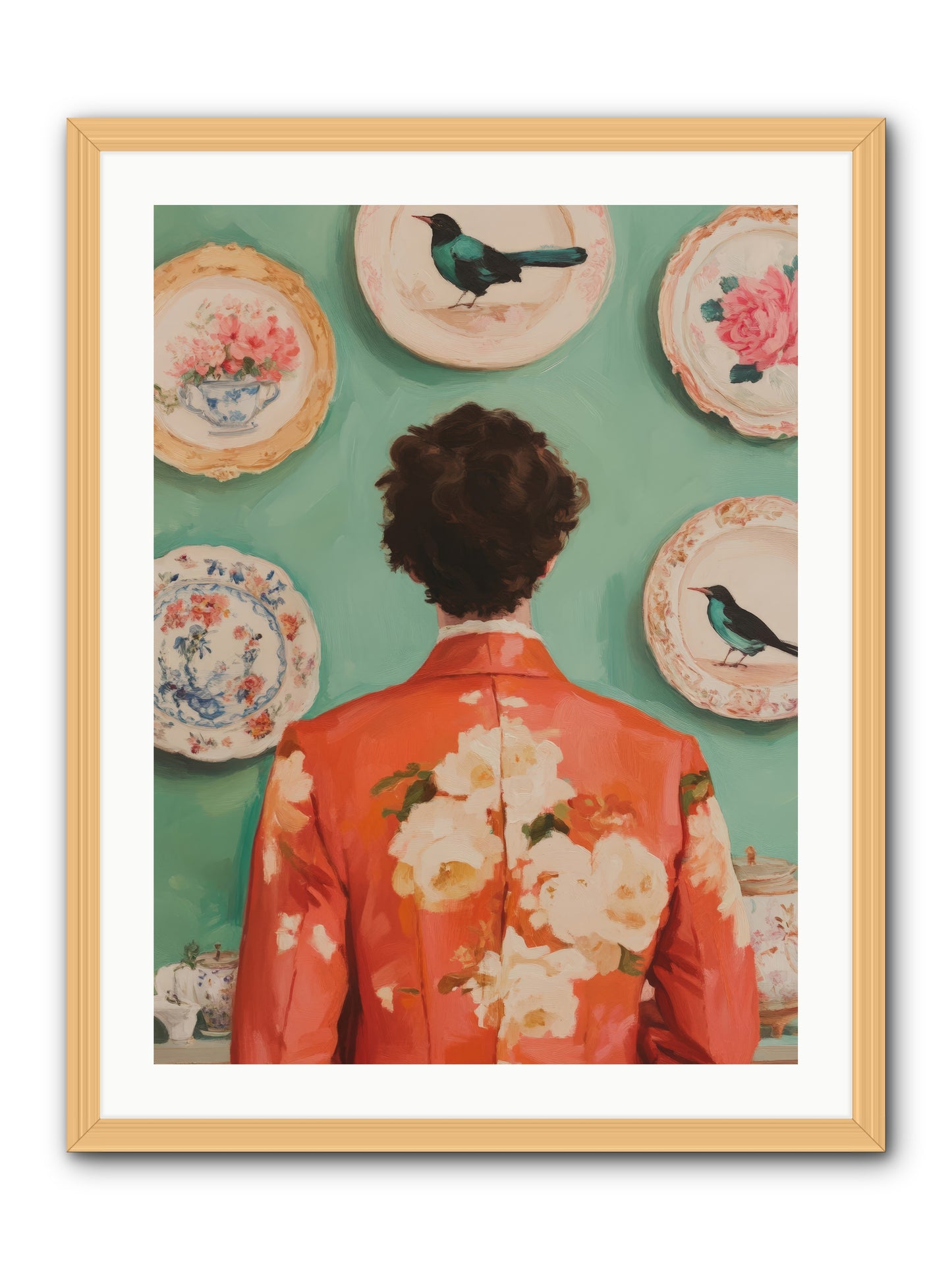 The Porcelain DiariesRez2 -- Framed Print - Natural 24x32