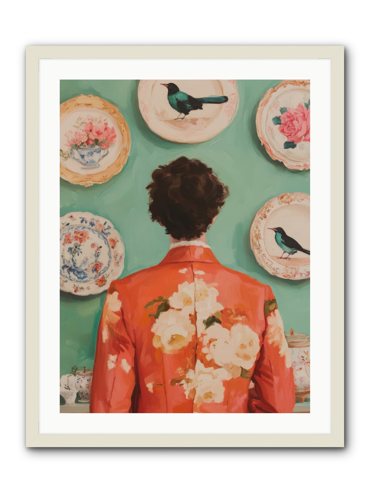 The Porcelain DiariesRez2 -- Framed Print - White 24x32